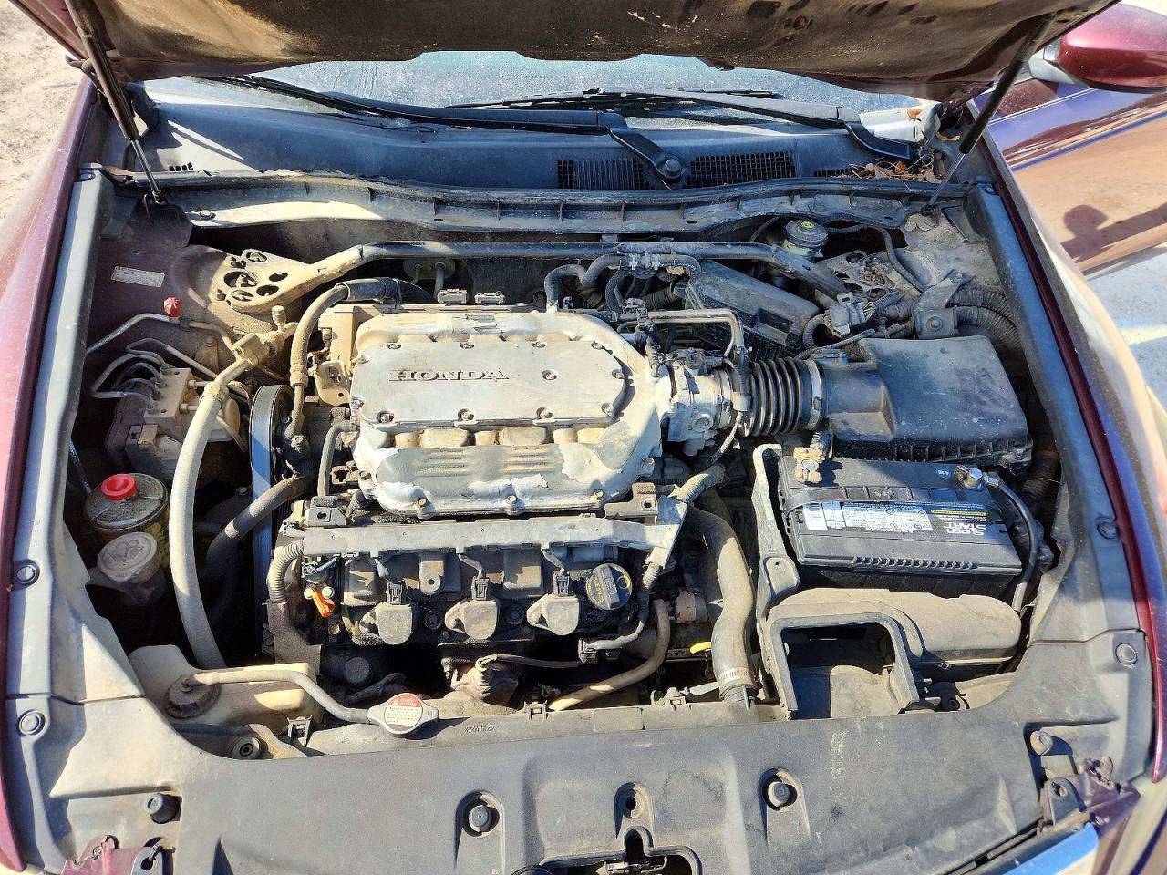 2011 Honda Accord Exl Burgundy vin: 1HGCP3F82BA015346