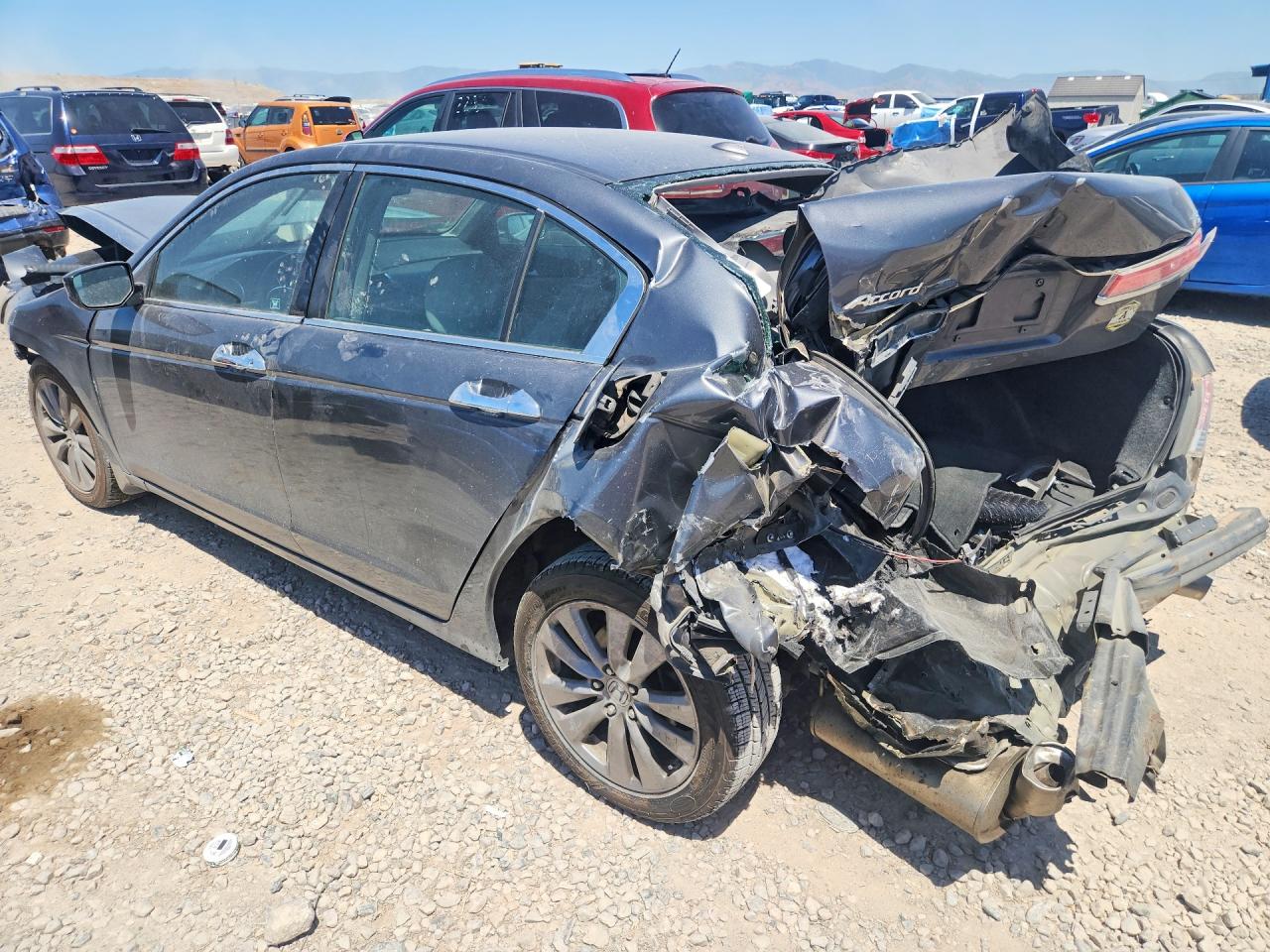 2011 Honda Accord Exl Серый vin: 1HGCP3F82BA020370