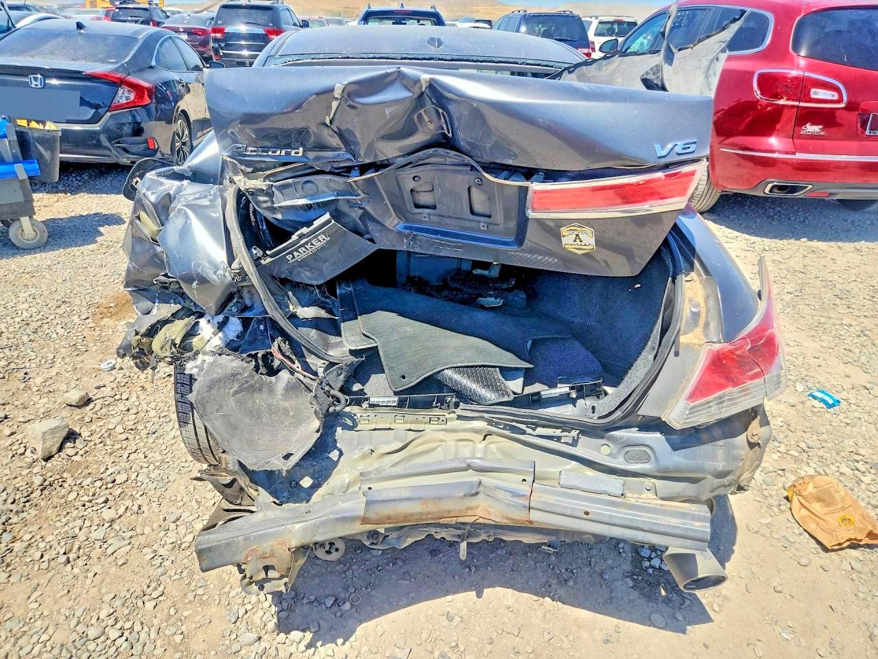 2011 Honda Accord Exl Серый vin: 1HGCP3F82BA020370