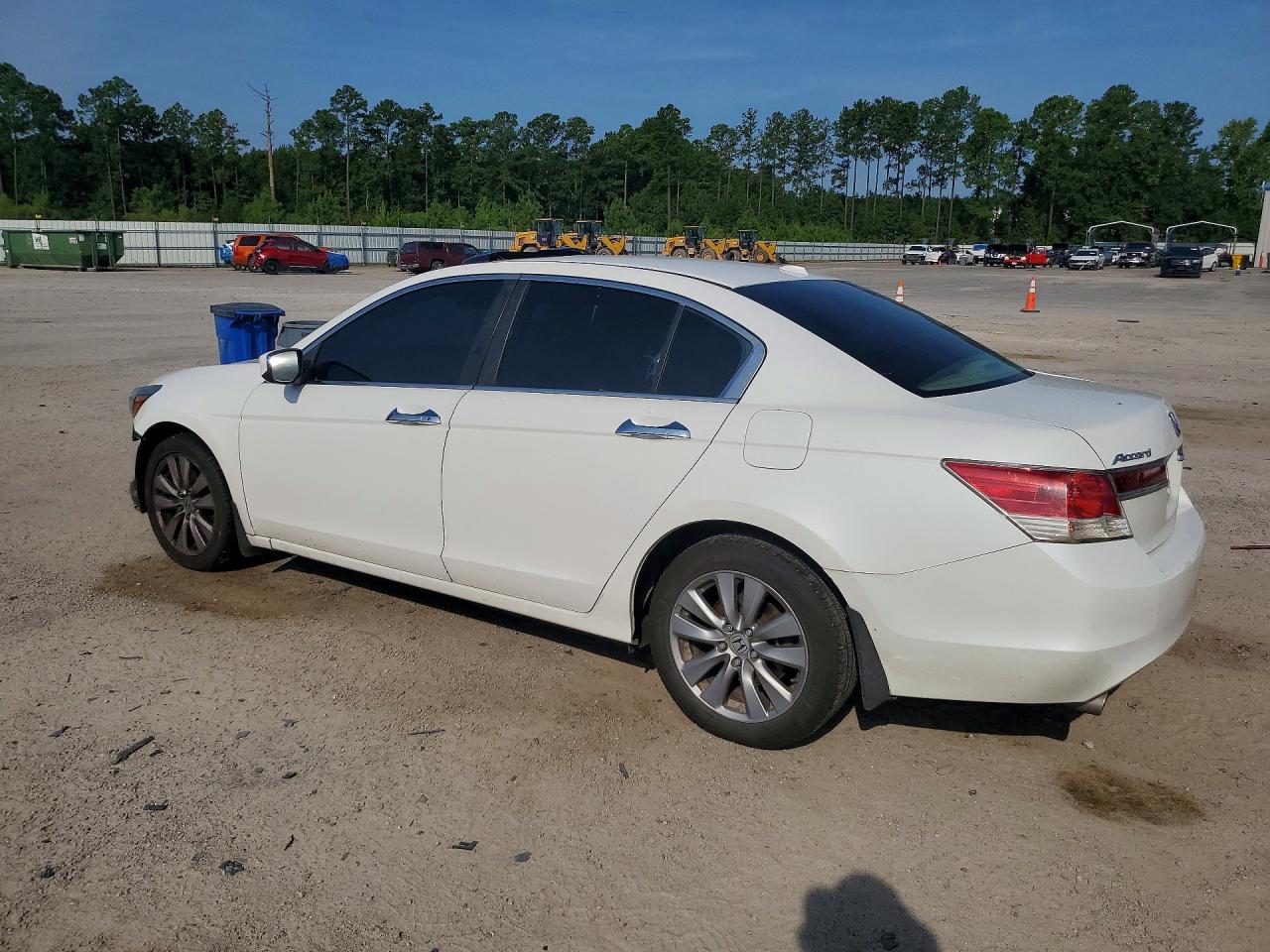2011 Honda Accord Exl White vin: 1HGCP3F82BA024208