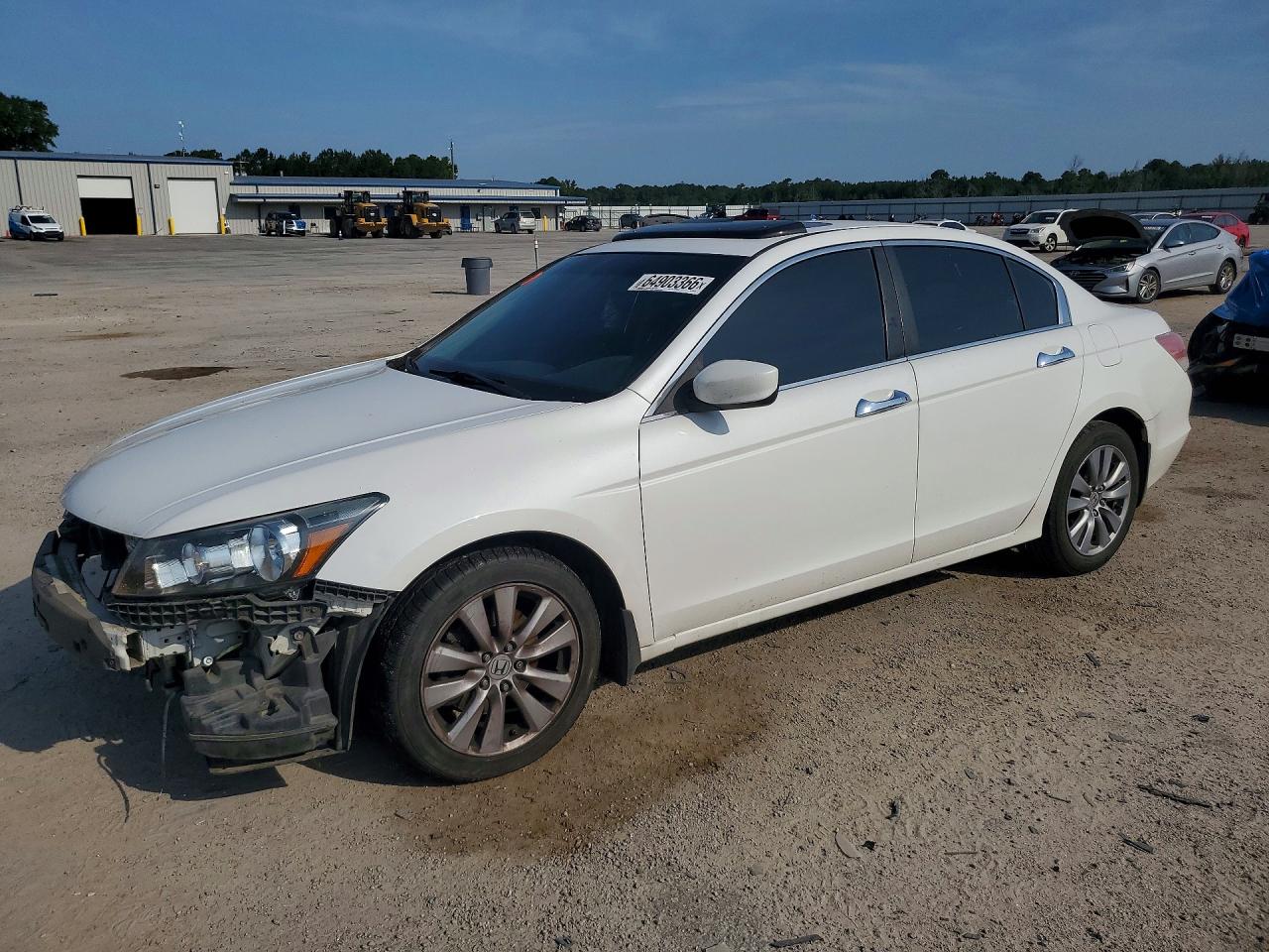 2011 Honda Accord Exl White vin: 1HGCP3F82BA024208