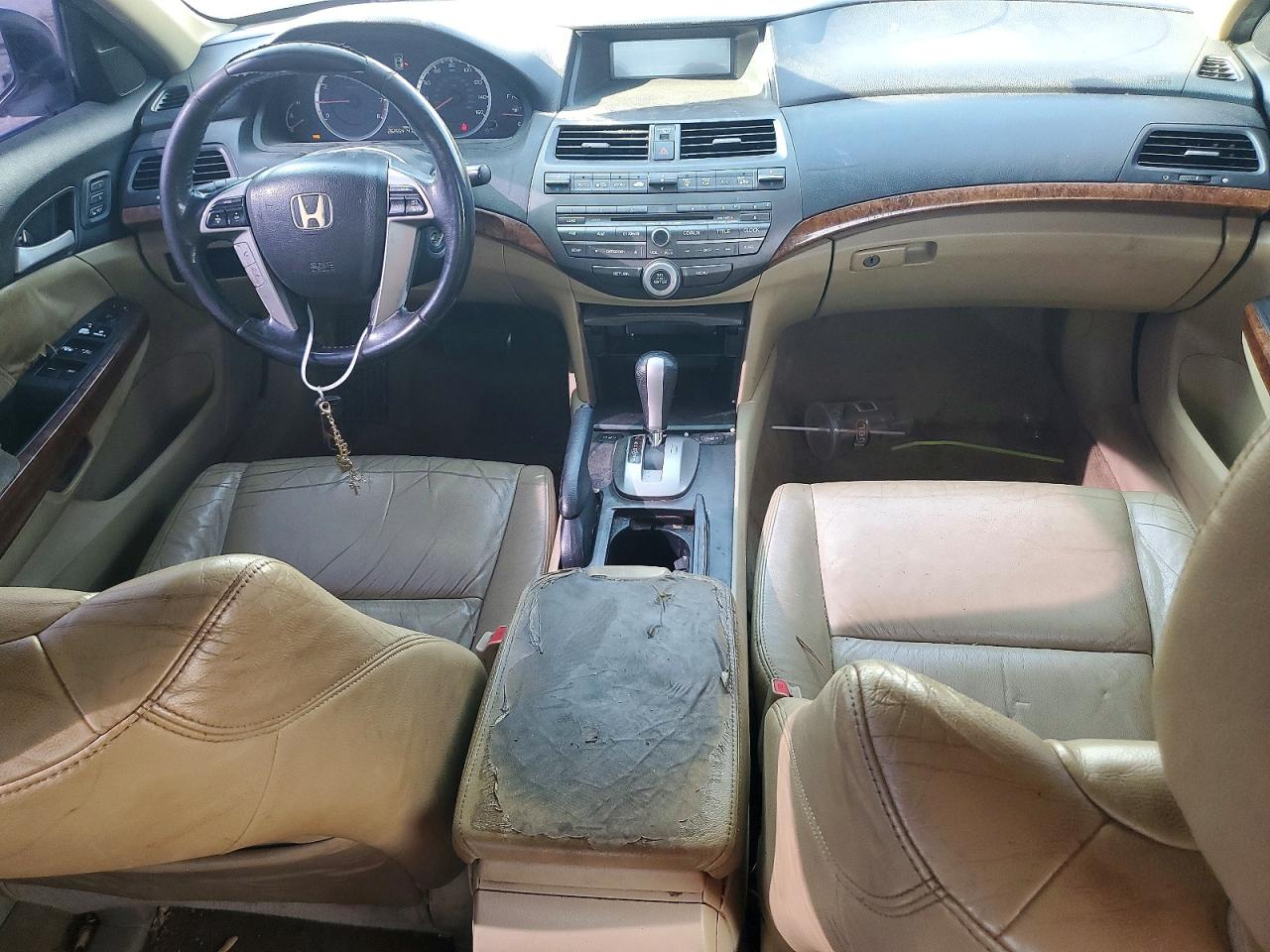 2011 Honda Accord Exl White vin: 1HGCP3F82BA024208