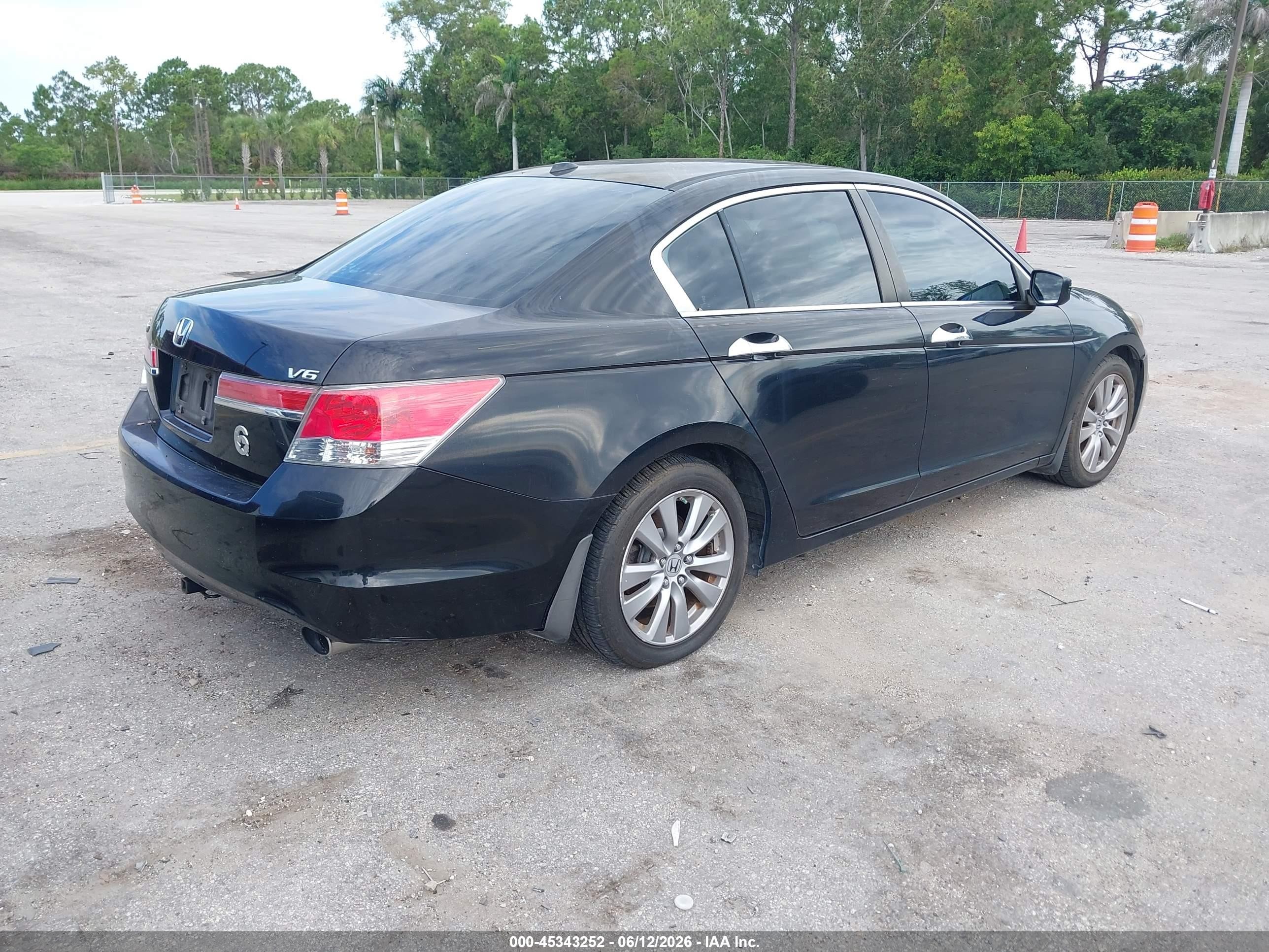 2011 Honda Accord 3.5 Ex-l Black vin: 1HGCP3F82BA029411