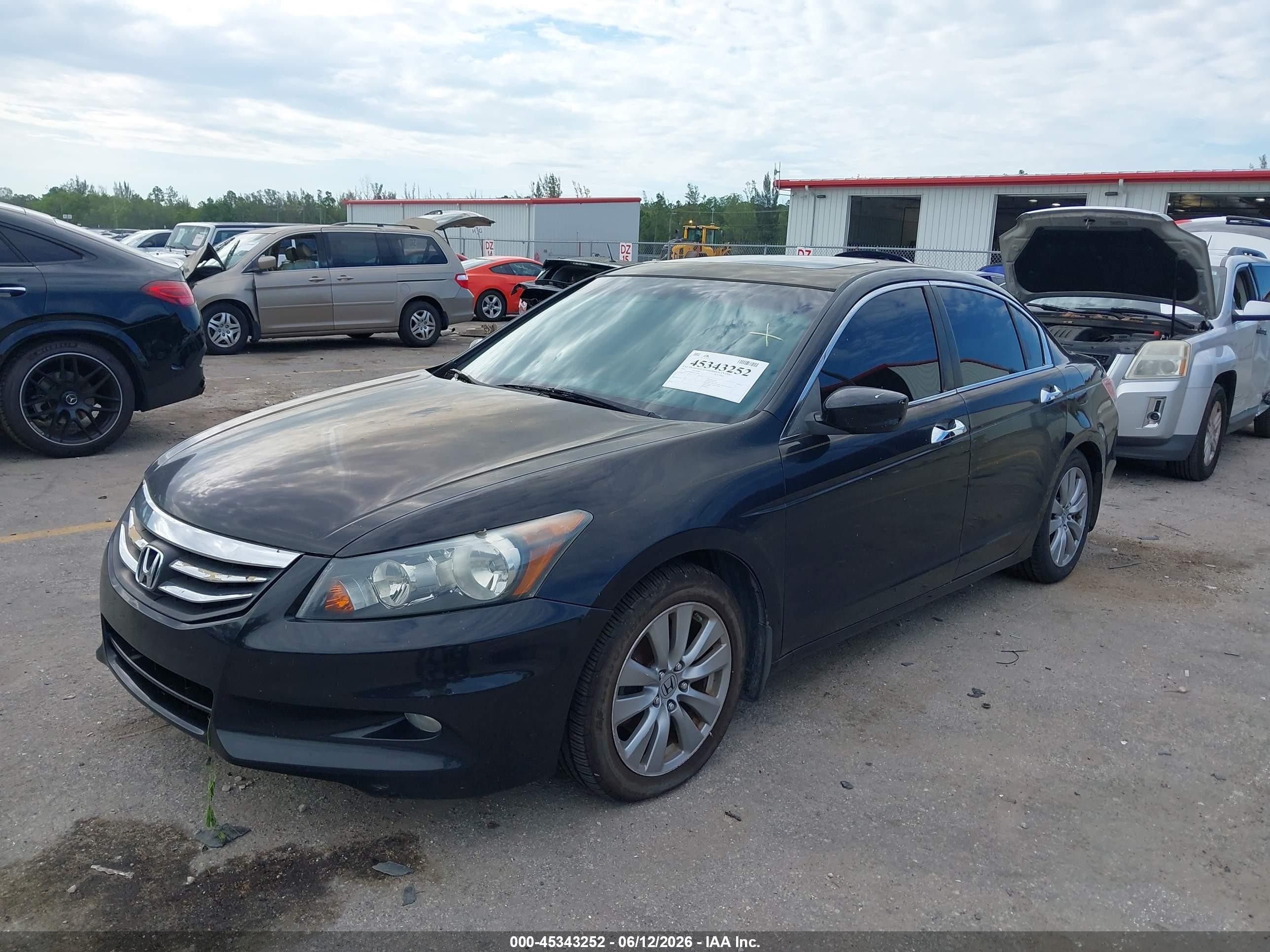 2011 Honda Accord 3.5 Ex-l Black vin: 1HGCP3F82BA029411