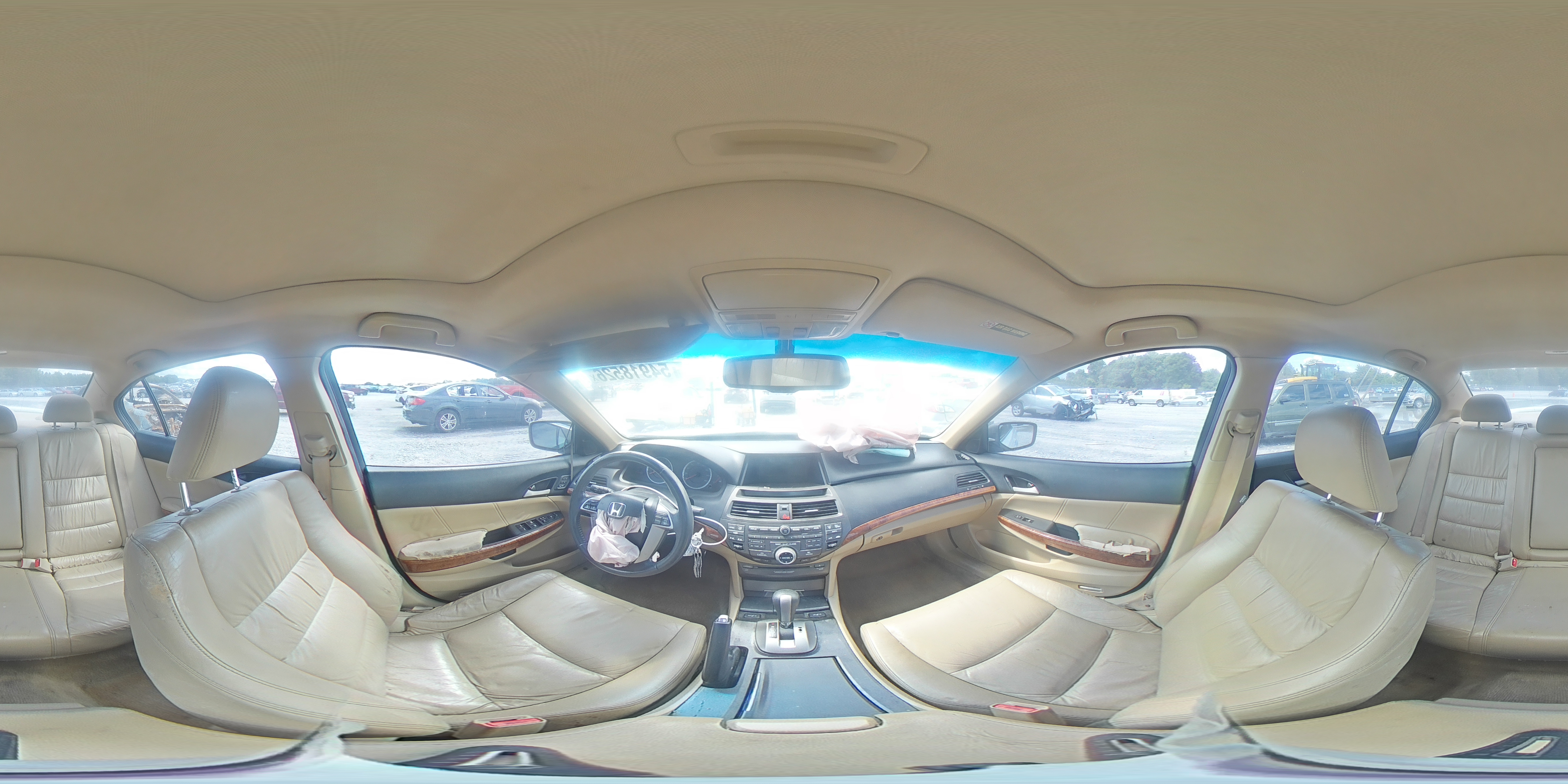2011 Honda Accord Exl Белый vin: 1HGCP3F82BA031093