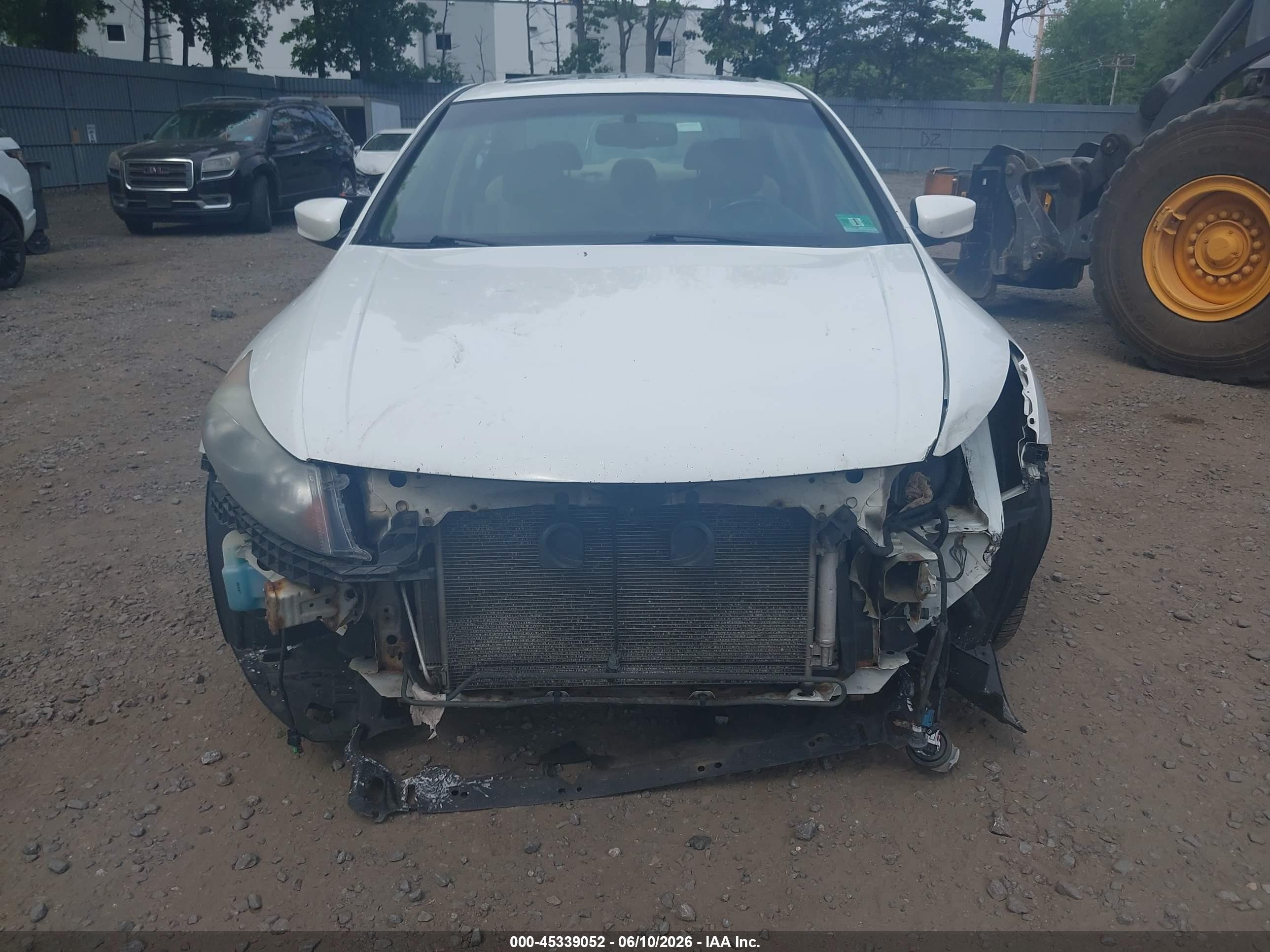 2012 Honda Accord 3.5 Ex-l White vin: 1HGCP3F82CA000279