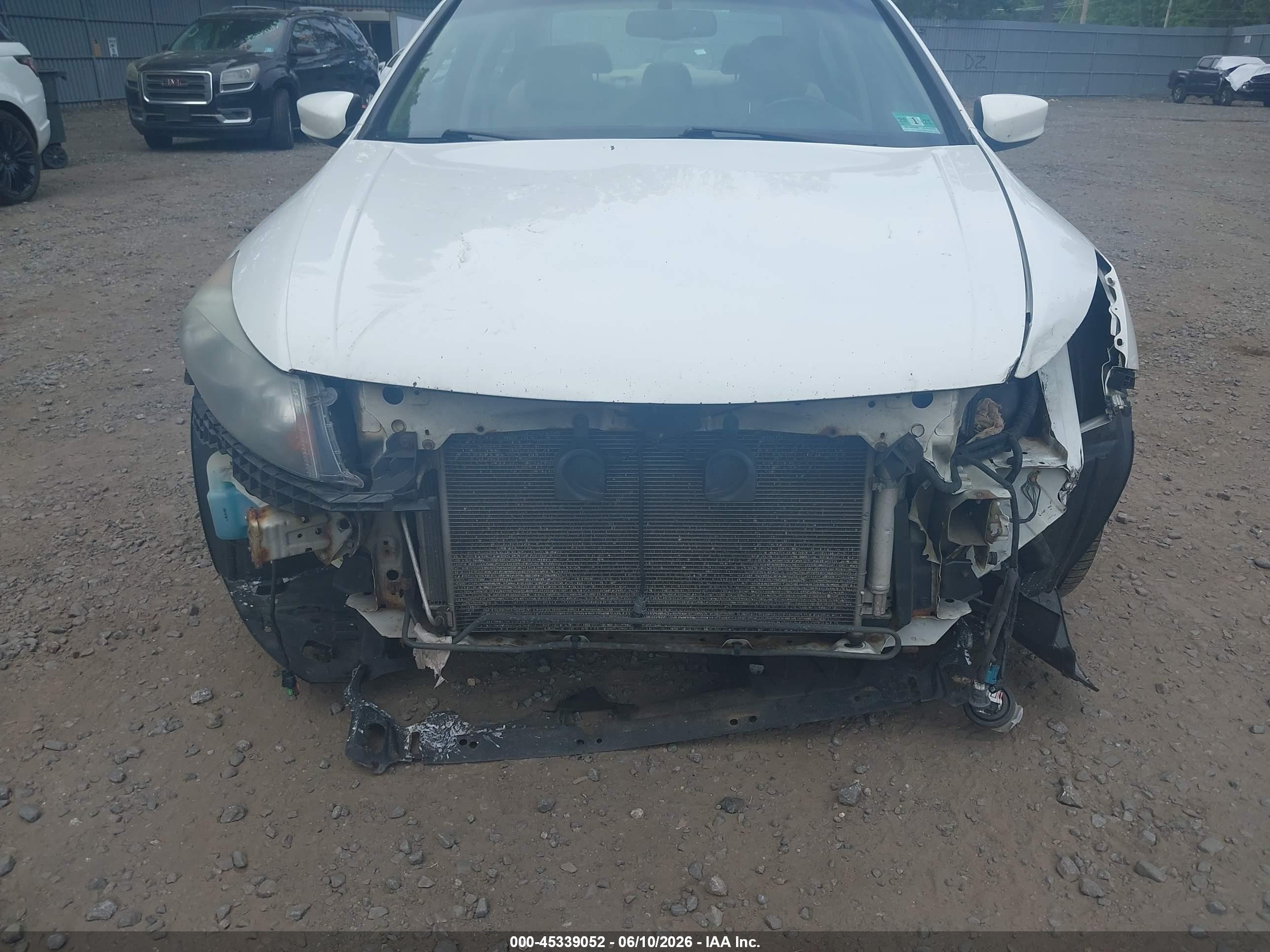 2012 Honda Accord 3.5 Ex-l White vin: 1HGCP3F82CA000279