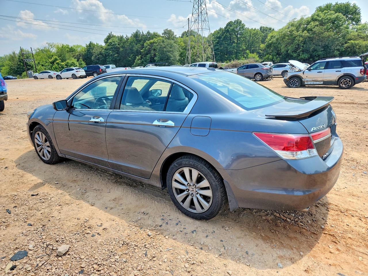 2012 Honda Accord Exl Gray vin: 1HGCP3F82CA007023