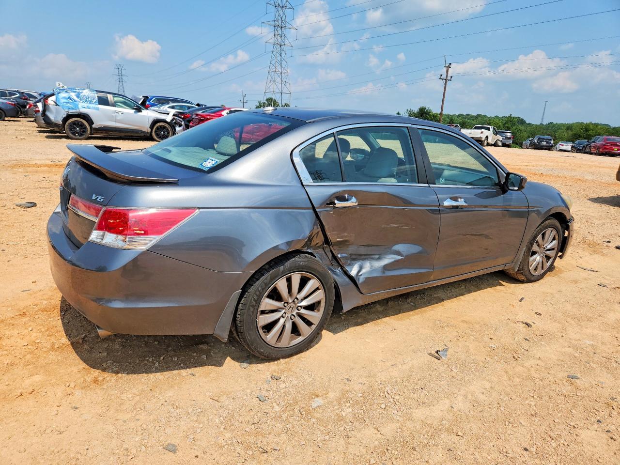 2012 Honda Accord Exl Gray vin: 1HGCP3F82CA007023