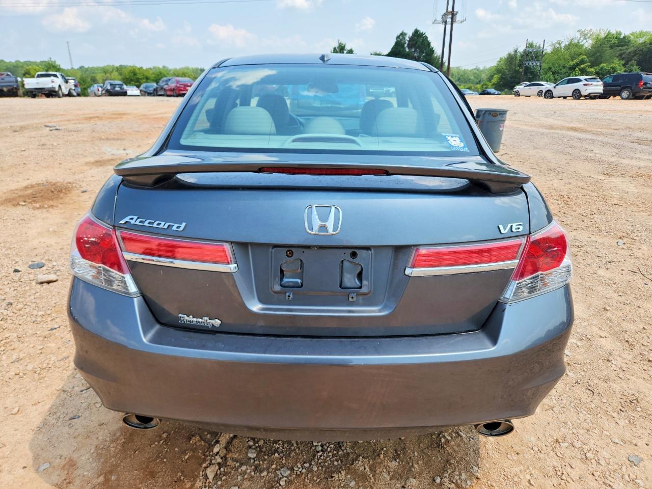 2012 Honda Accord Exl Gray vin: 1HGCP3F82CA007023