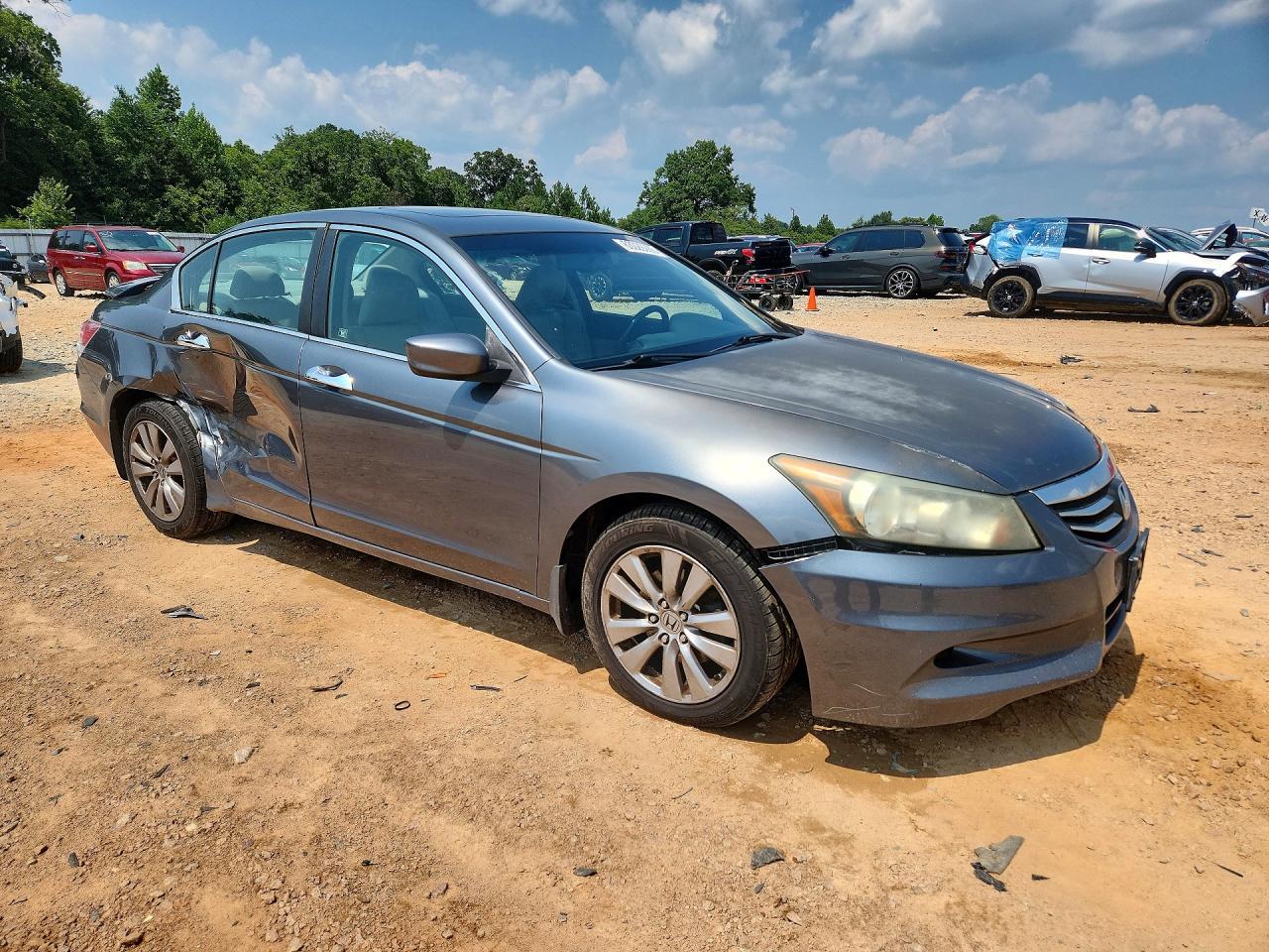 2012 Honda Accord Exl Gray vin: 1HGCP3F82CA007023
