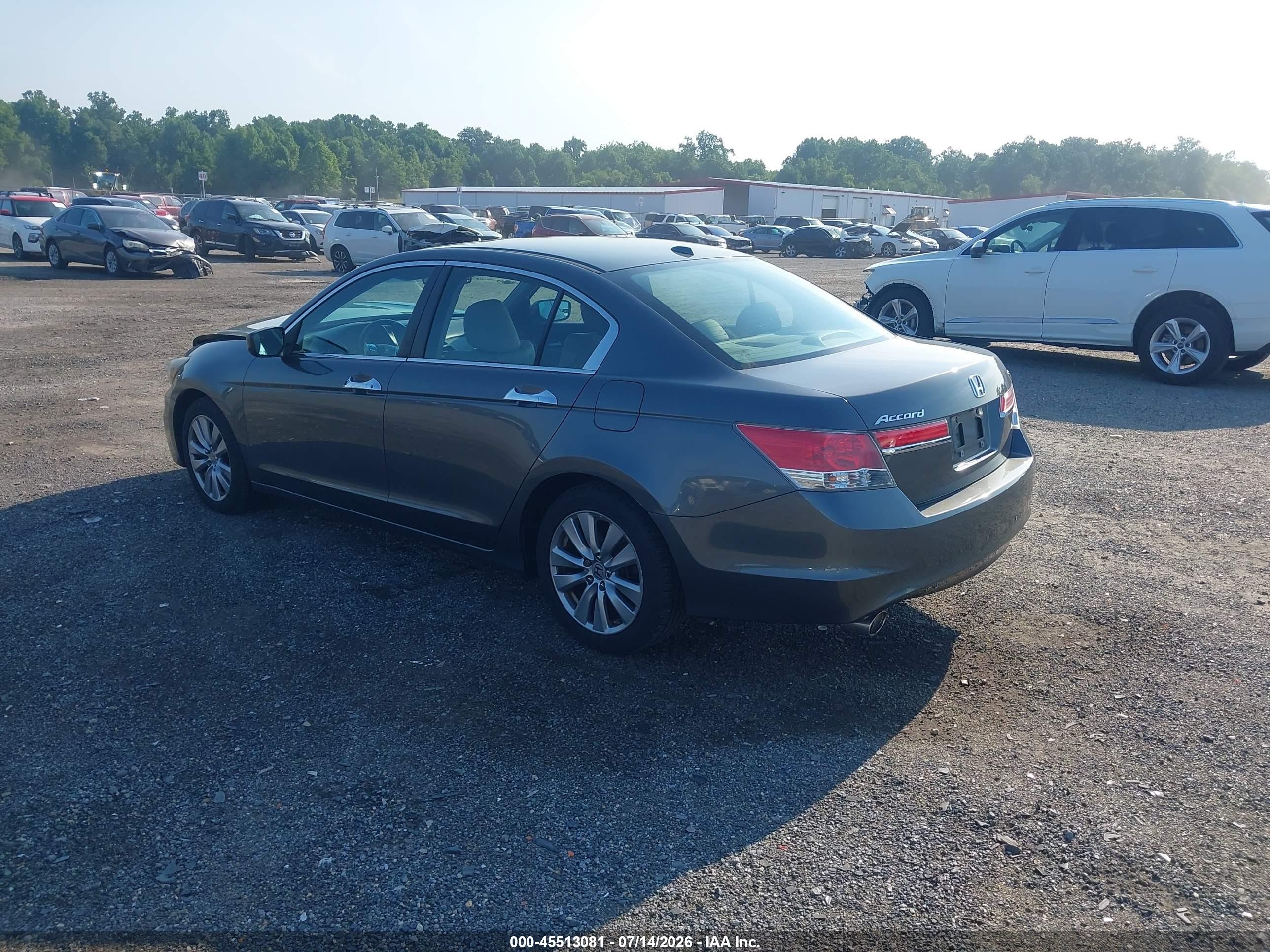 2012 Honda Accord 3.5 Ex-l Gray vin: 1HGCP3F82CA012349