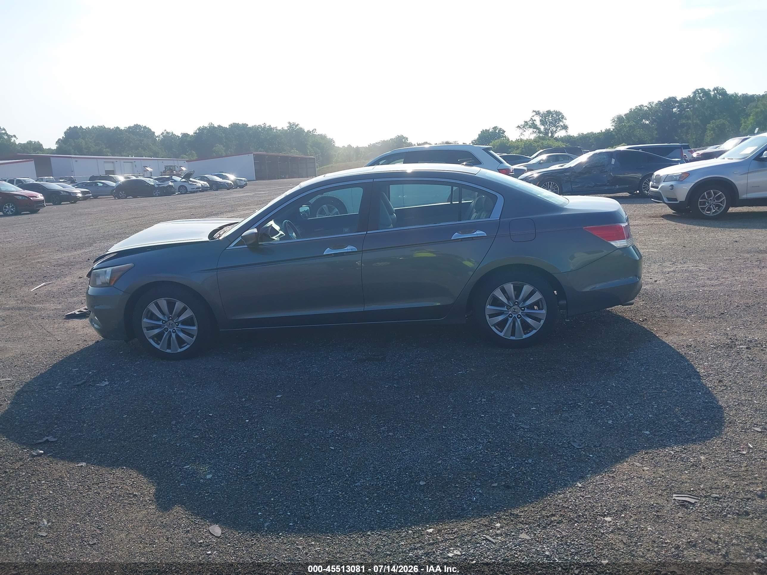 2012 Honda Accord 3.5 Ex-l Gray vin: 1HGCP3F82CA012349