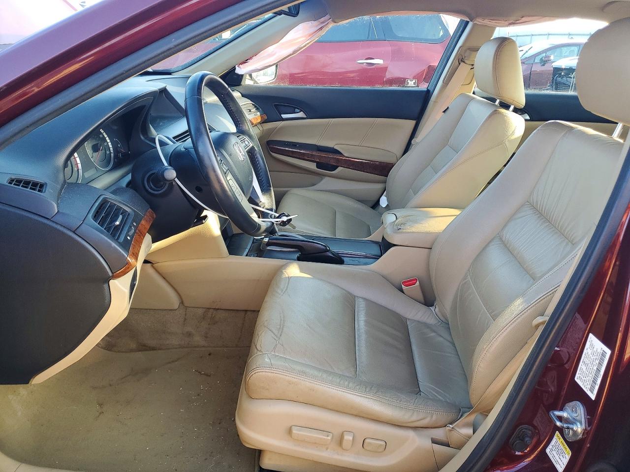 2012 Honda Accord Exl Maroon vin: 1HGCP3F82CA012576