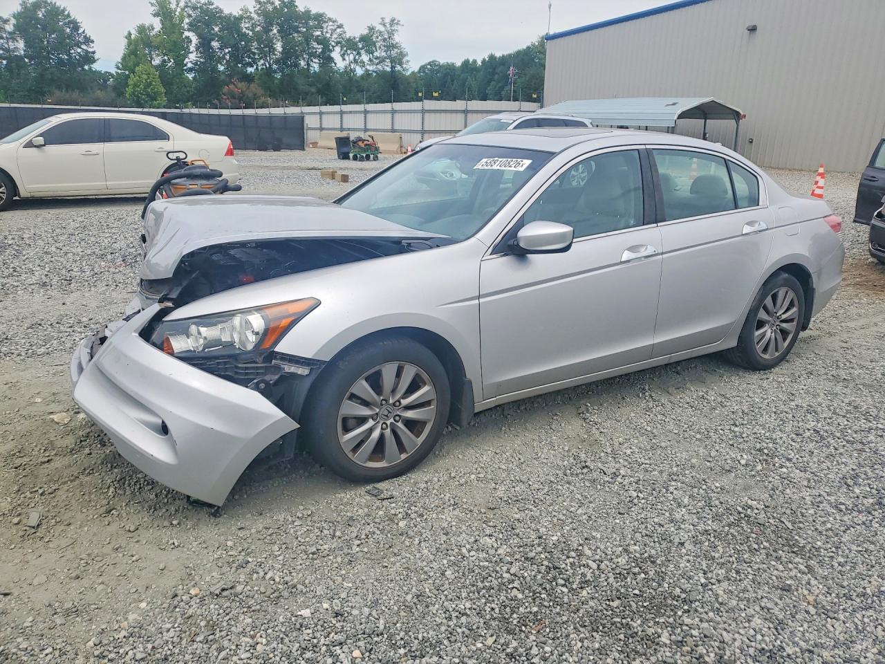 2012 Honda Accord Exl Silver vin: 1HGCP3F82CA021861