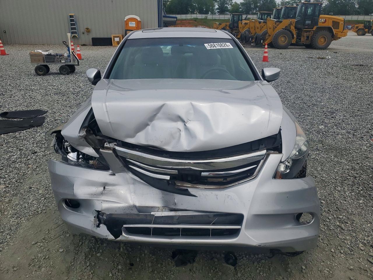 2012 Honda Accord Exl Silver vin: 1HGCP3F82CA021861