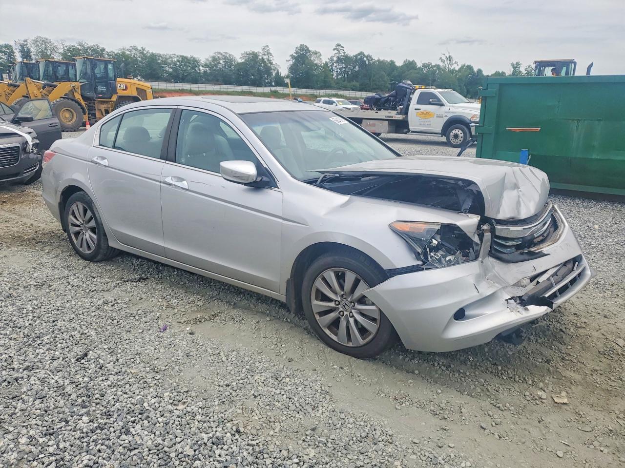 2012 Honda Accord Exl Silver vin: 1HGCP3F82CA021861