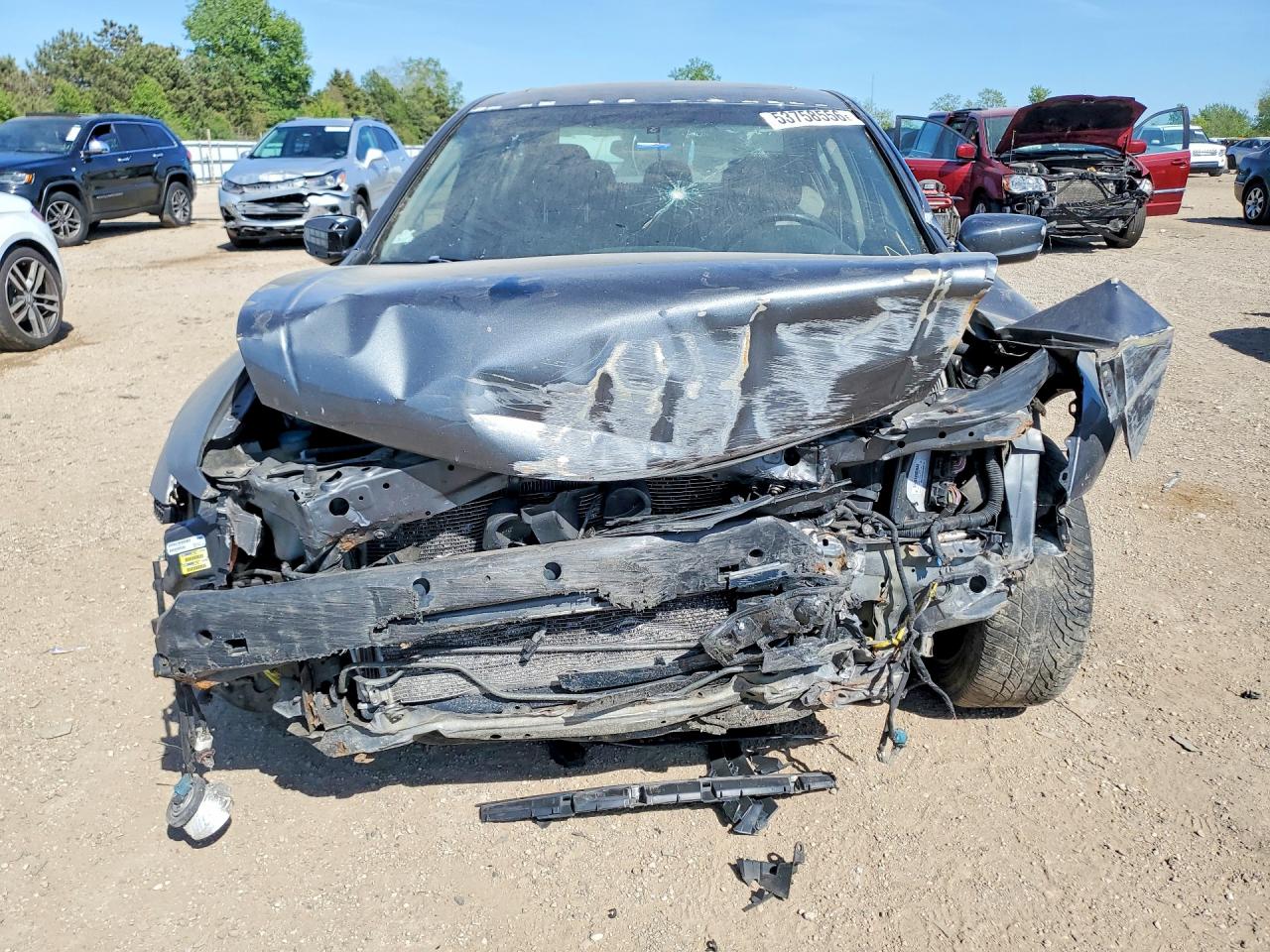 2012 Honda Accord Exl Gray vin: 1HGCP3F82CA021990