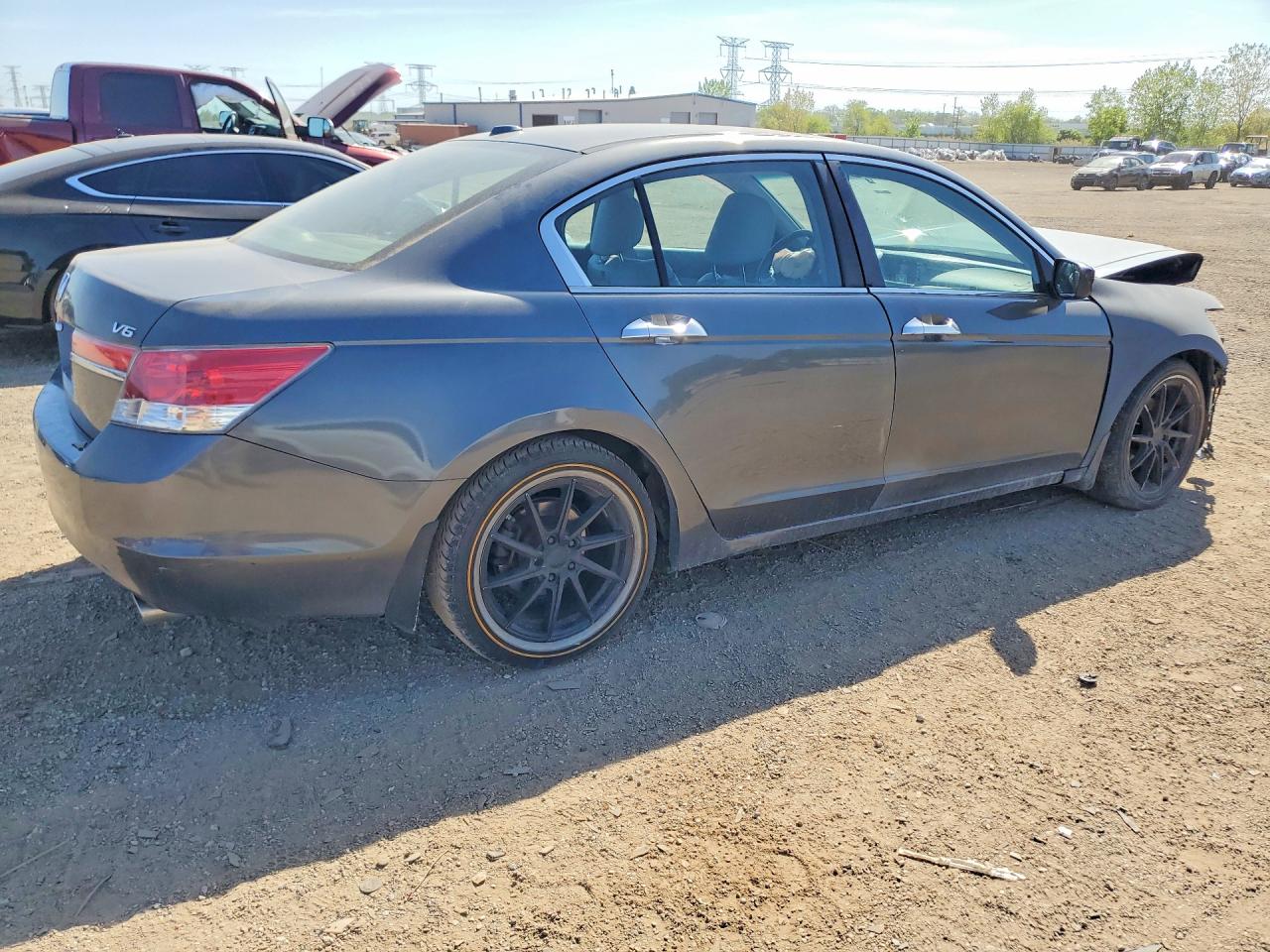 2012 Honda Accord Exl Gray vin: 1HGCP3F82CA021990