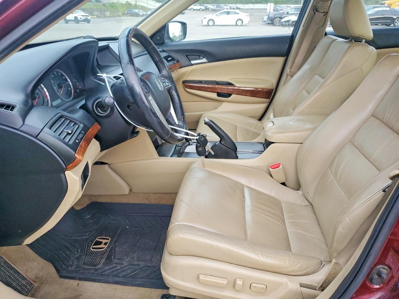 2012 Honda Accord Exl Maroon vin: 1HGCP3F82CA022802
