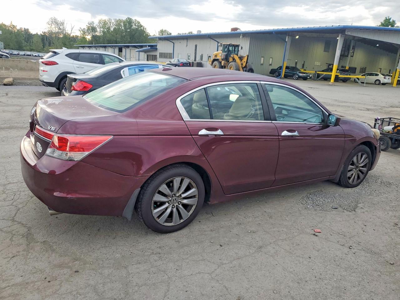 2012 Honda Accord Exl Maroon vin: 1HGCP3F82CA022802