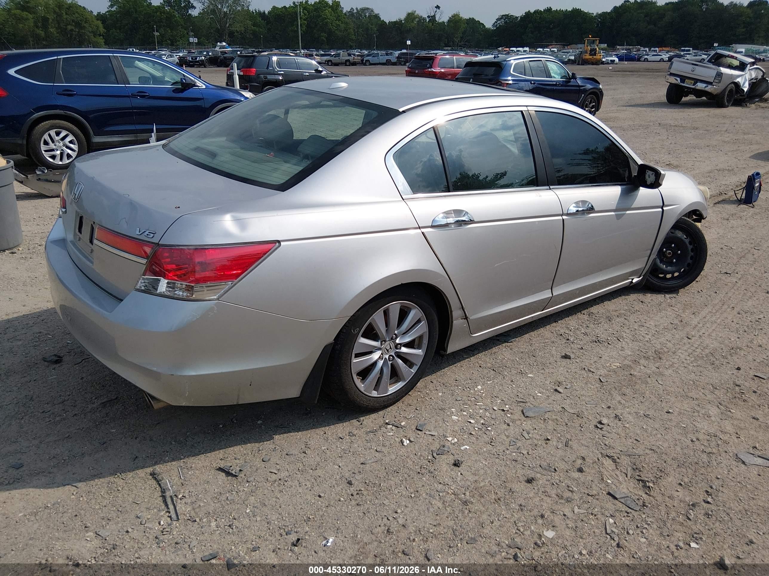 2012 Honda Accord 3.5 Ex-l Silver vin: 1HGCP3F82CA034125