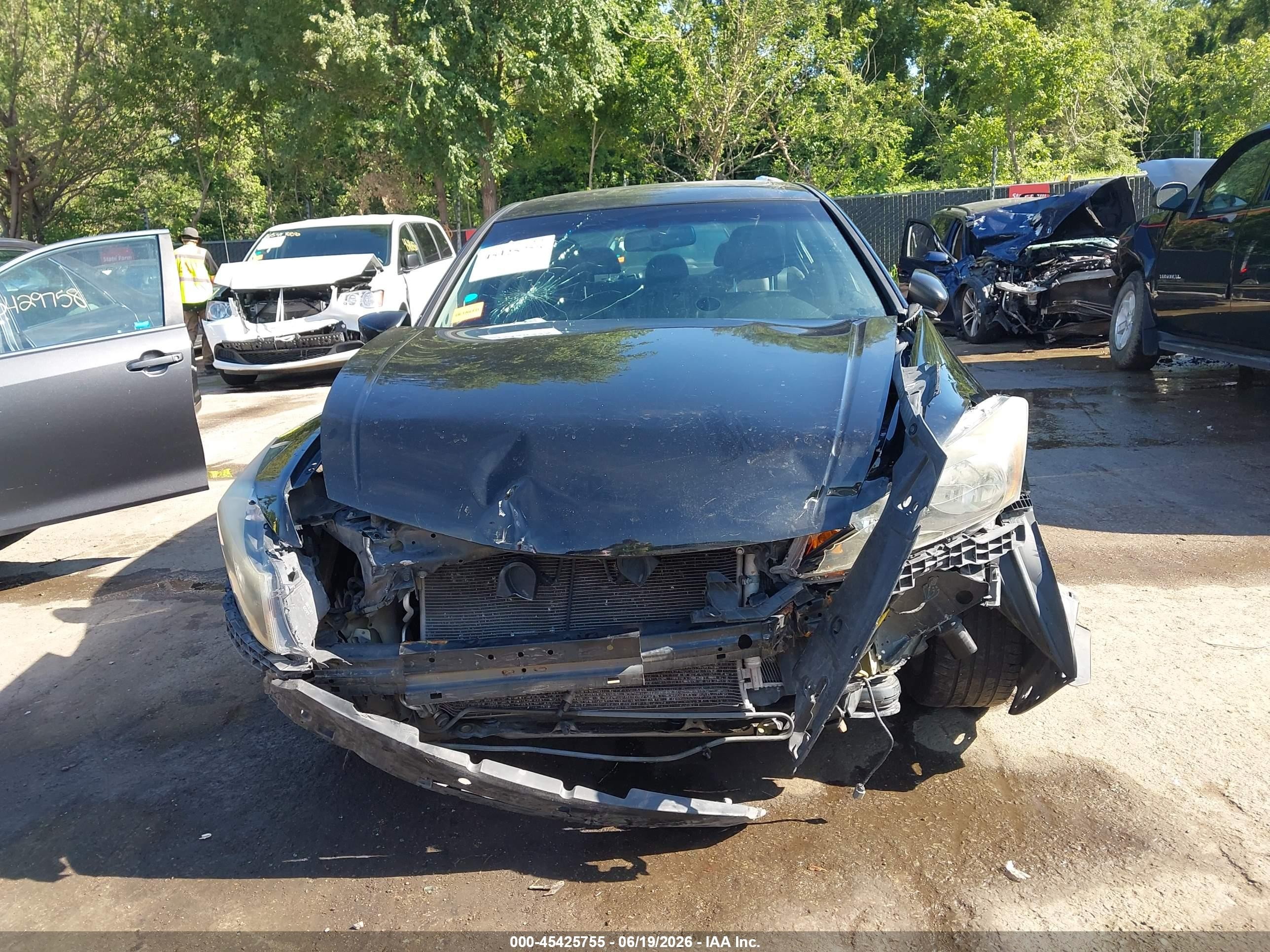 2012 Honda Accord 3.5 Ex-l Black vin: 1HGCP3F82CA035274