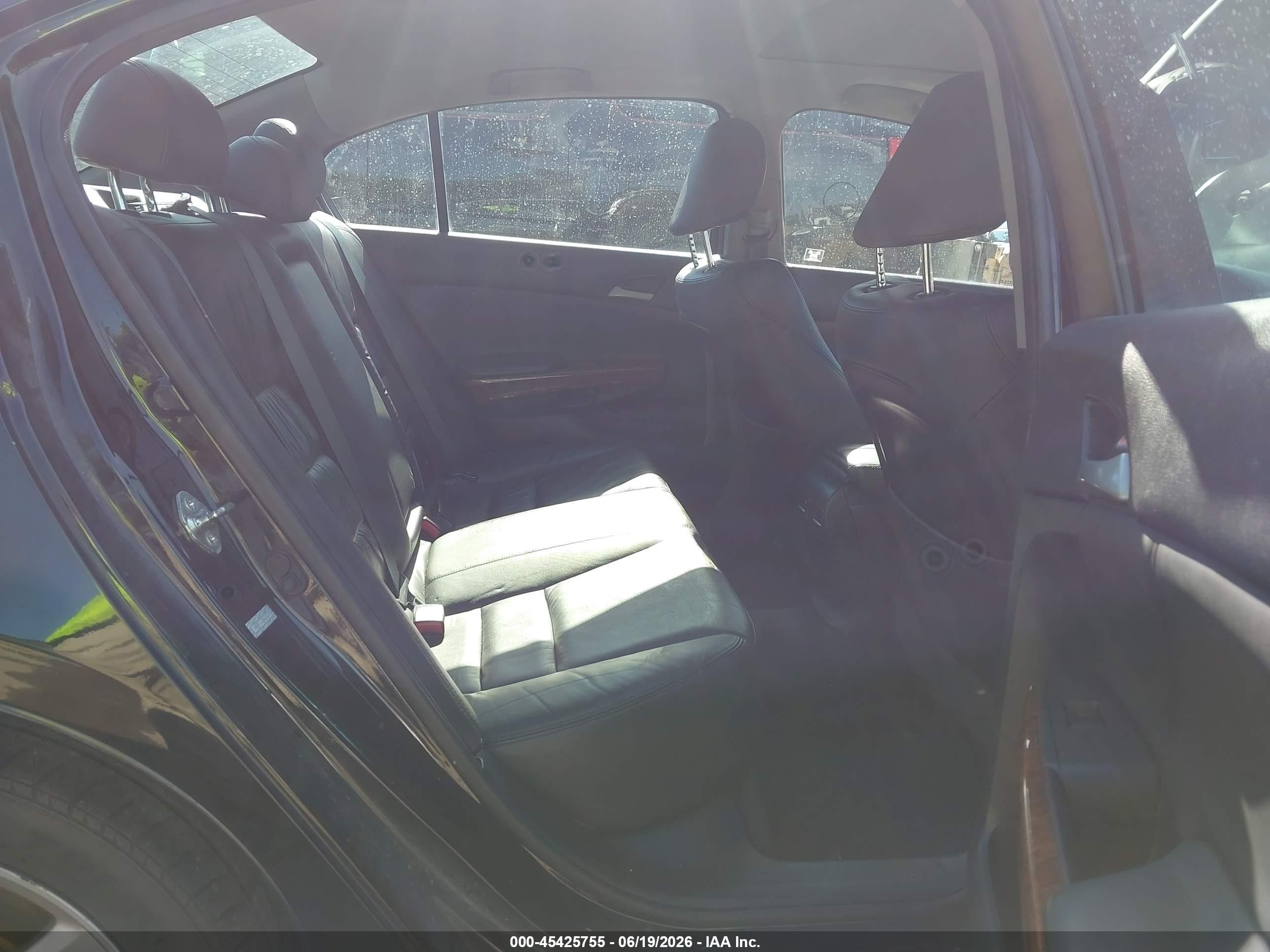 2012 Honda Accord 3.5 Ex-l Black vin: 1HGCP3F82CA035274