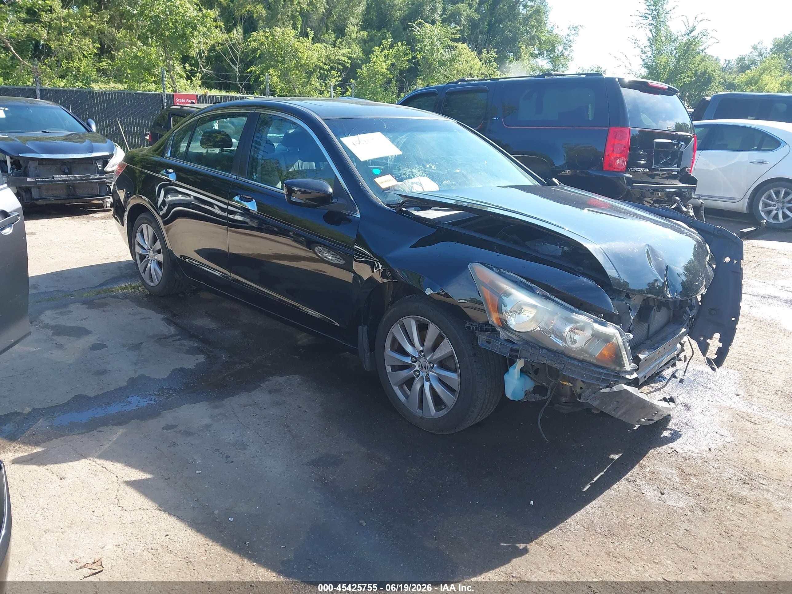 2012 Honda Accord 3.5 Ex-l Black vin: 1HGCP3F82CA035274