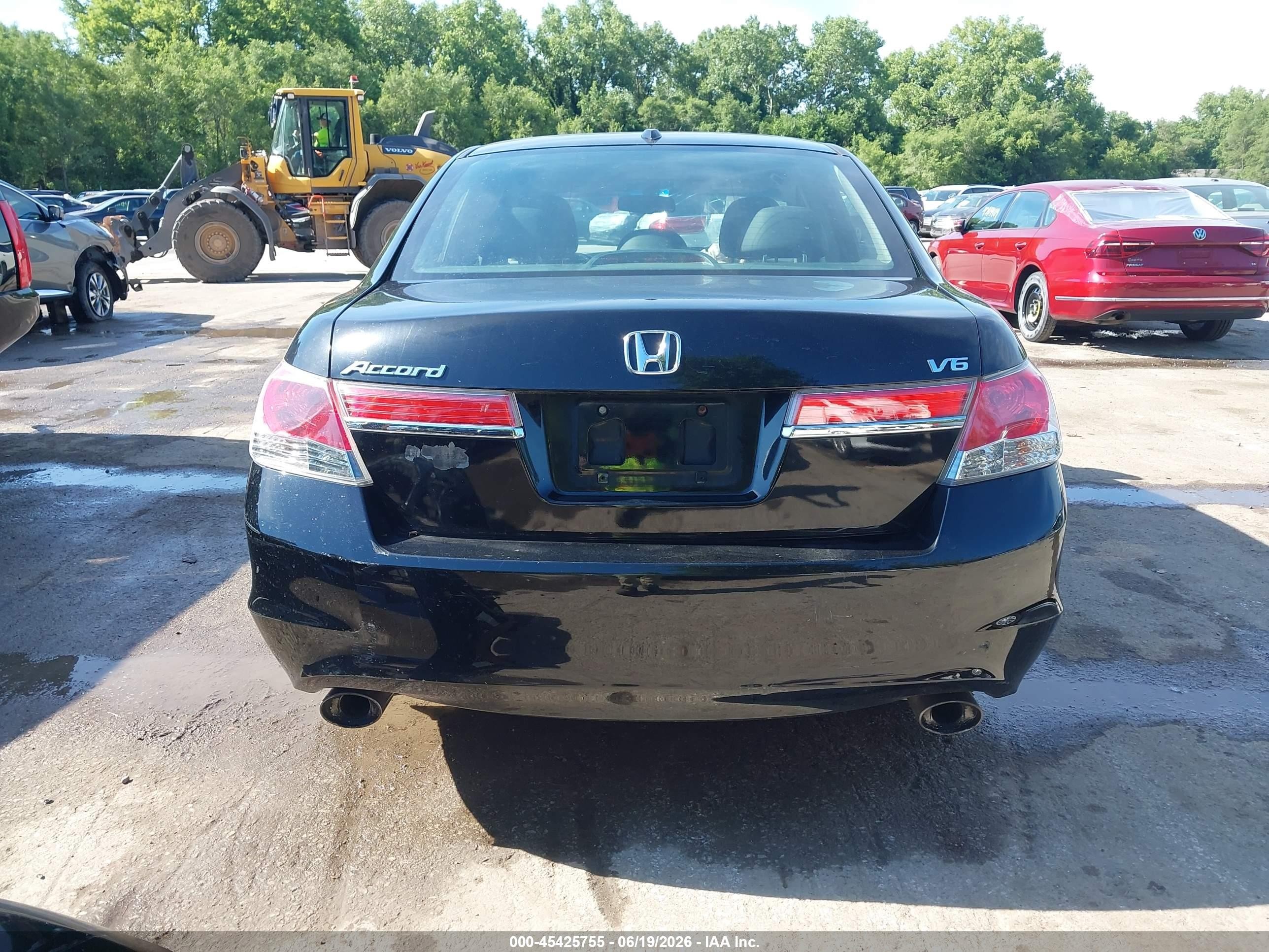 2012 Honda Accord 3.5 Ex-l Black vin: 1HGCP3F82CA035274