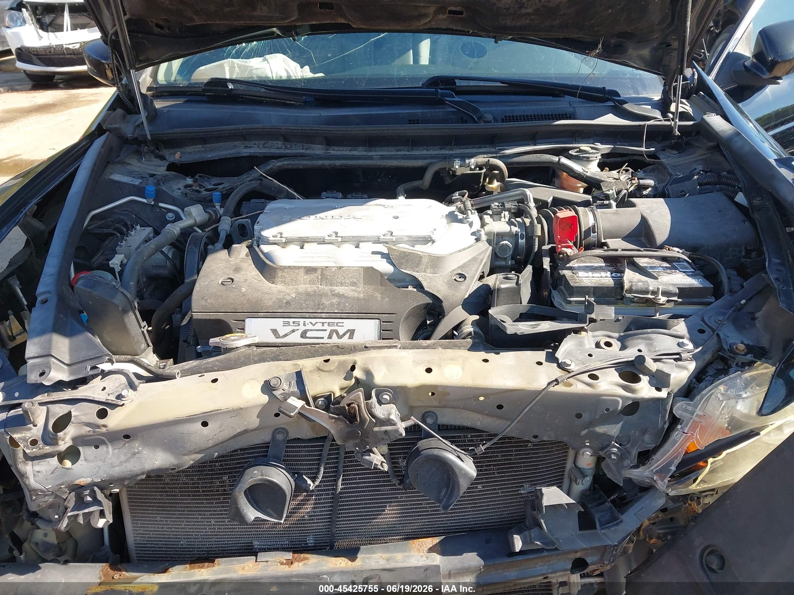 2012 Honda Accord 3.5 Ex-l Black vin: 1HGCP3F82CA035274