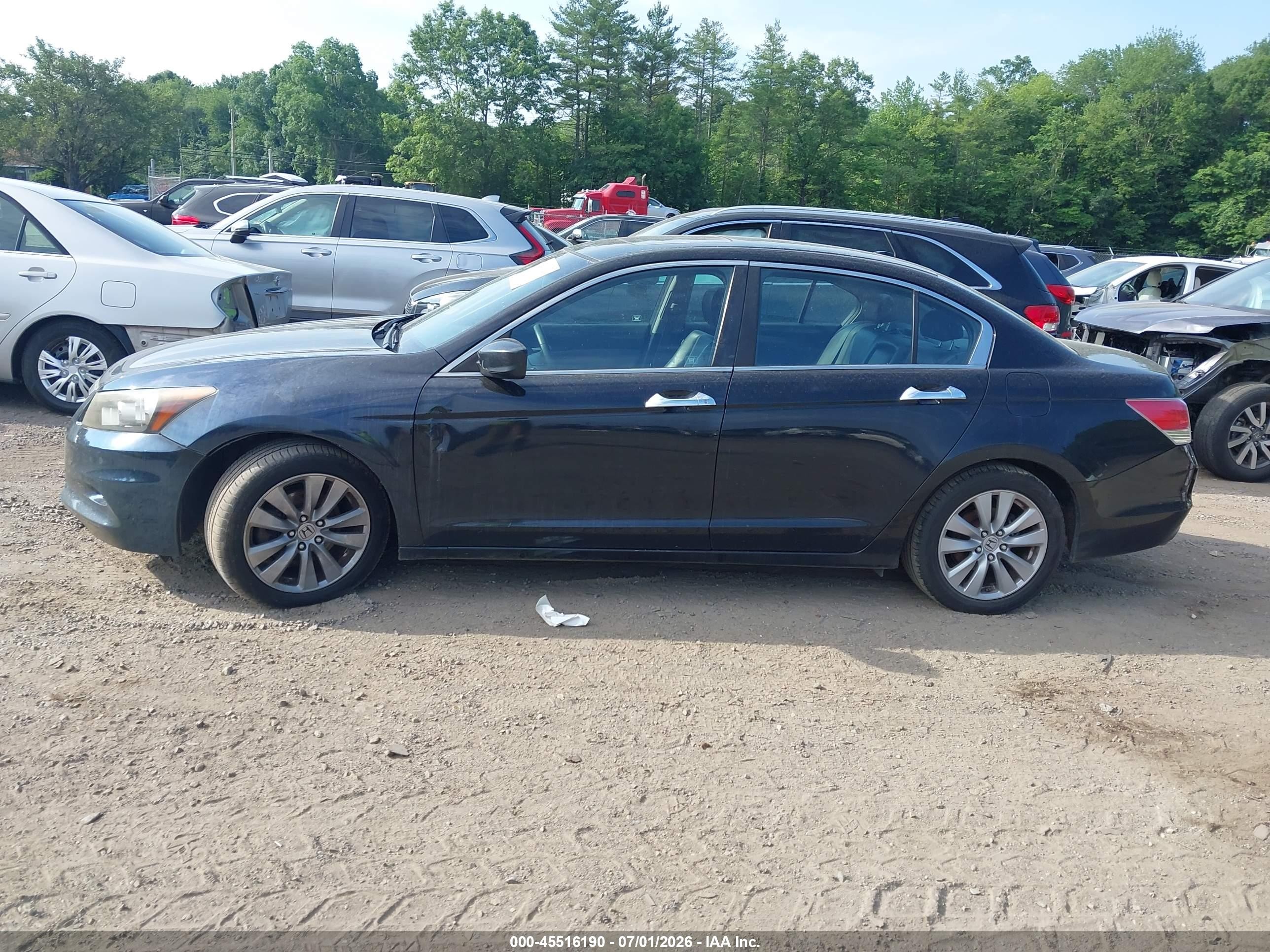 2012 Honda Accord 3.5 Ex-l Синий vin: 1HGCP3F82CA036487
