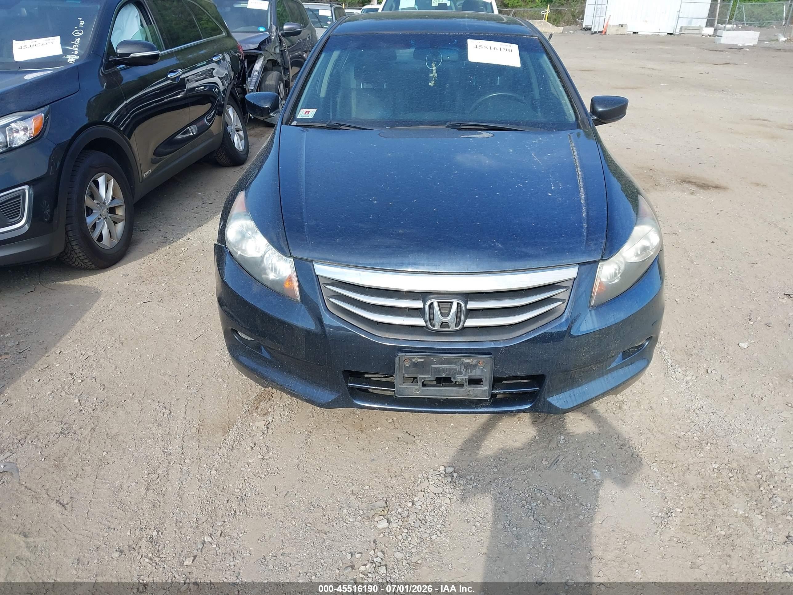 2012 Honda Accord 3.5 Ex-l Синий vin: 1HGCP3F82CA036487