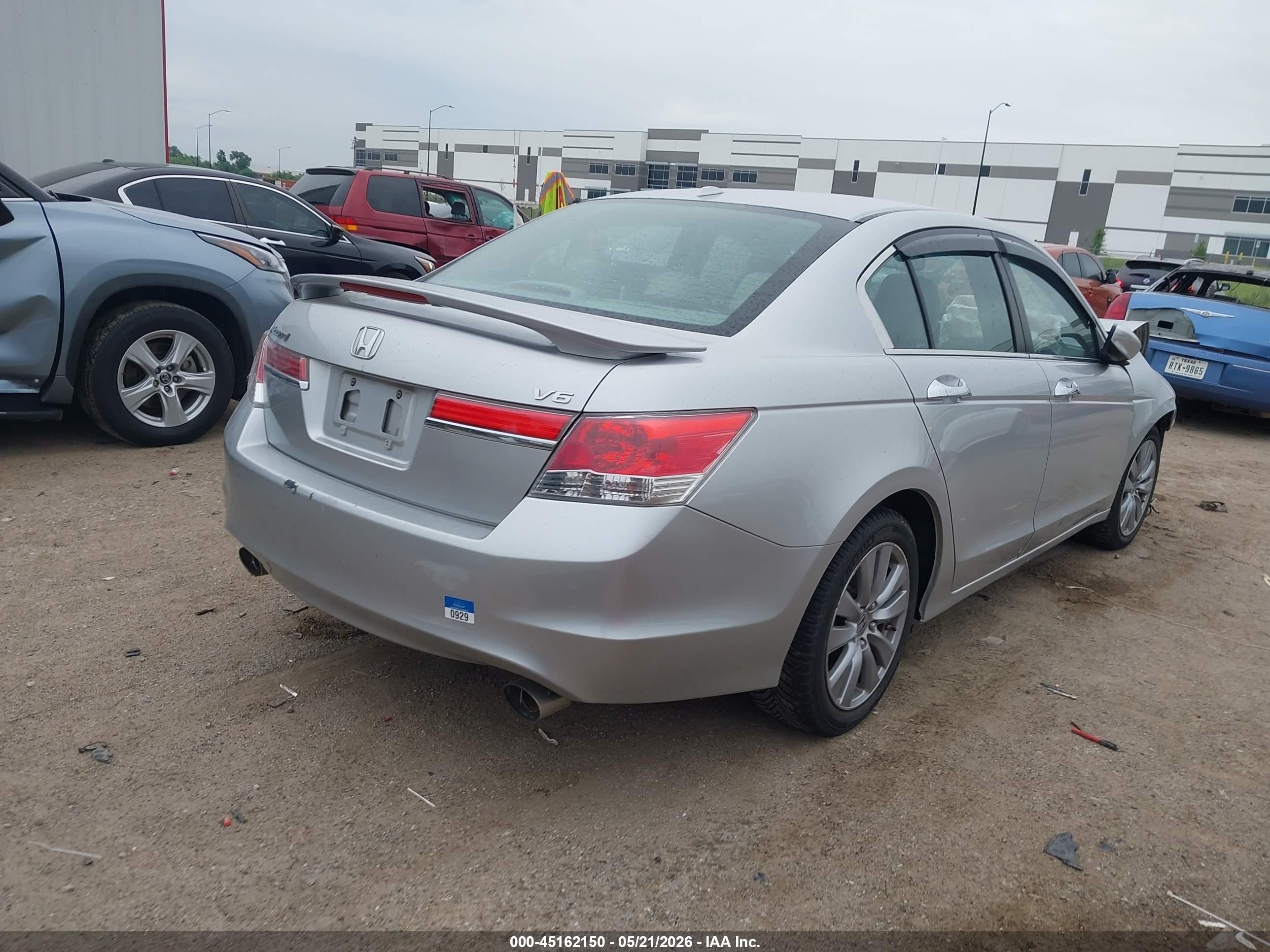 2012 Honda Accord 3.5 Ex-l Серебряный vin: 1HGCP3F82CA036621