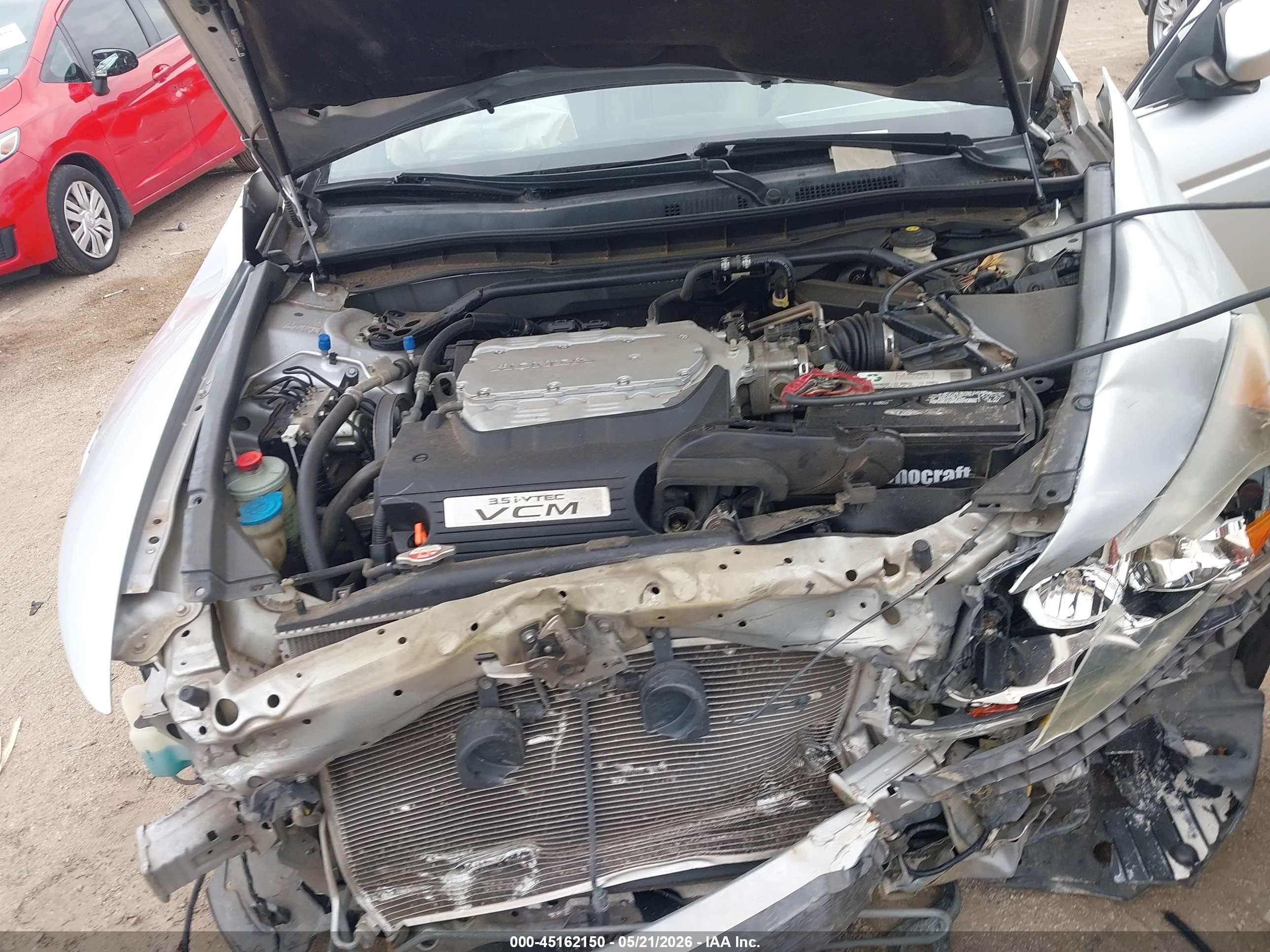 2012 Honda Accord 3.5 Ex-l Серебряный vin: 1HGCP3F82CA036621