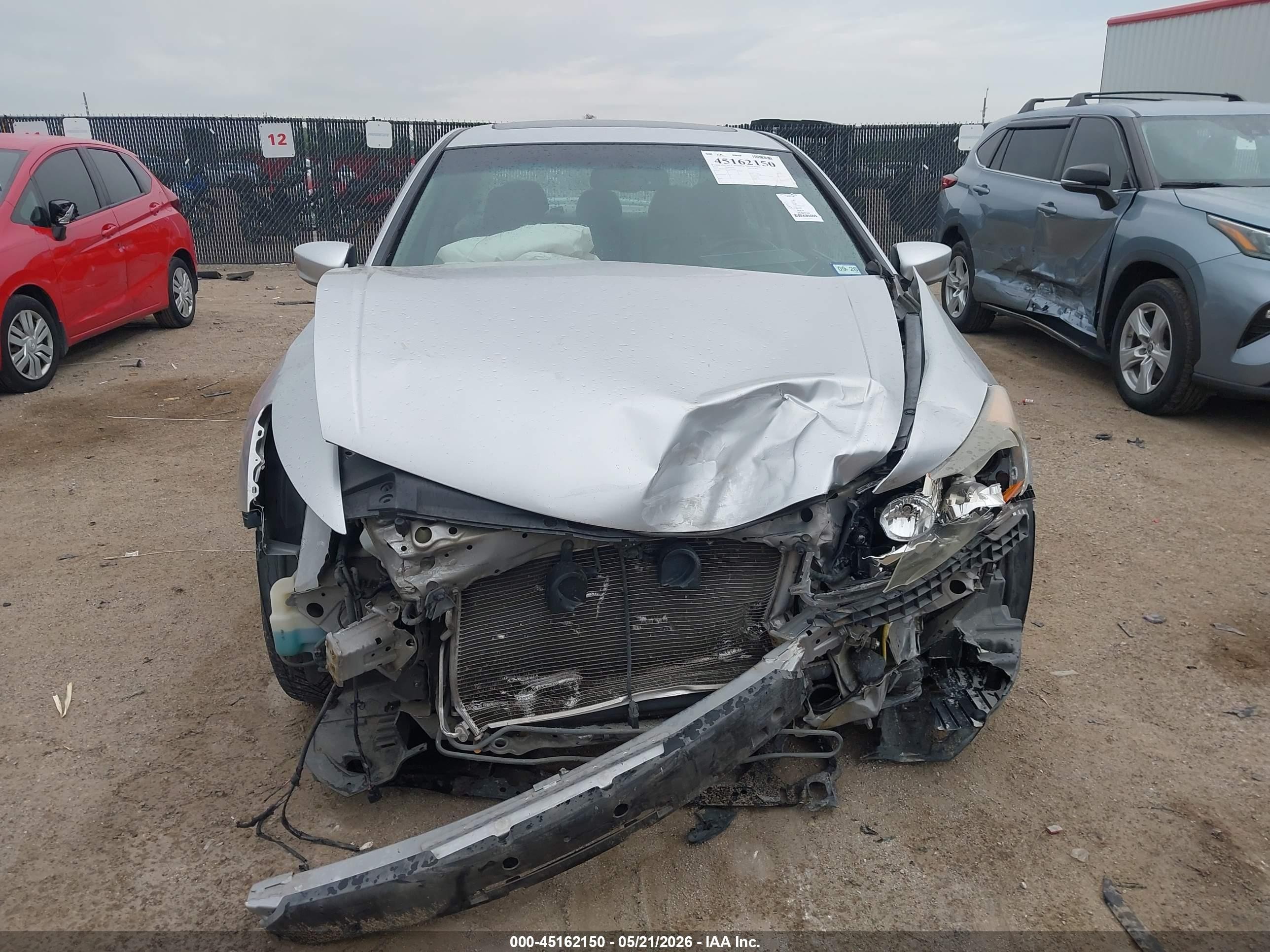 2012 Honda Accord 3.5 Ex-l Серебряный vin: 1HGCP3F82CA036621