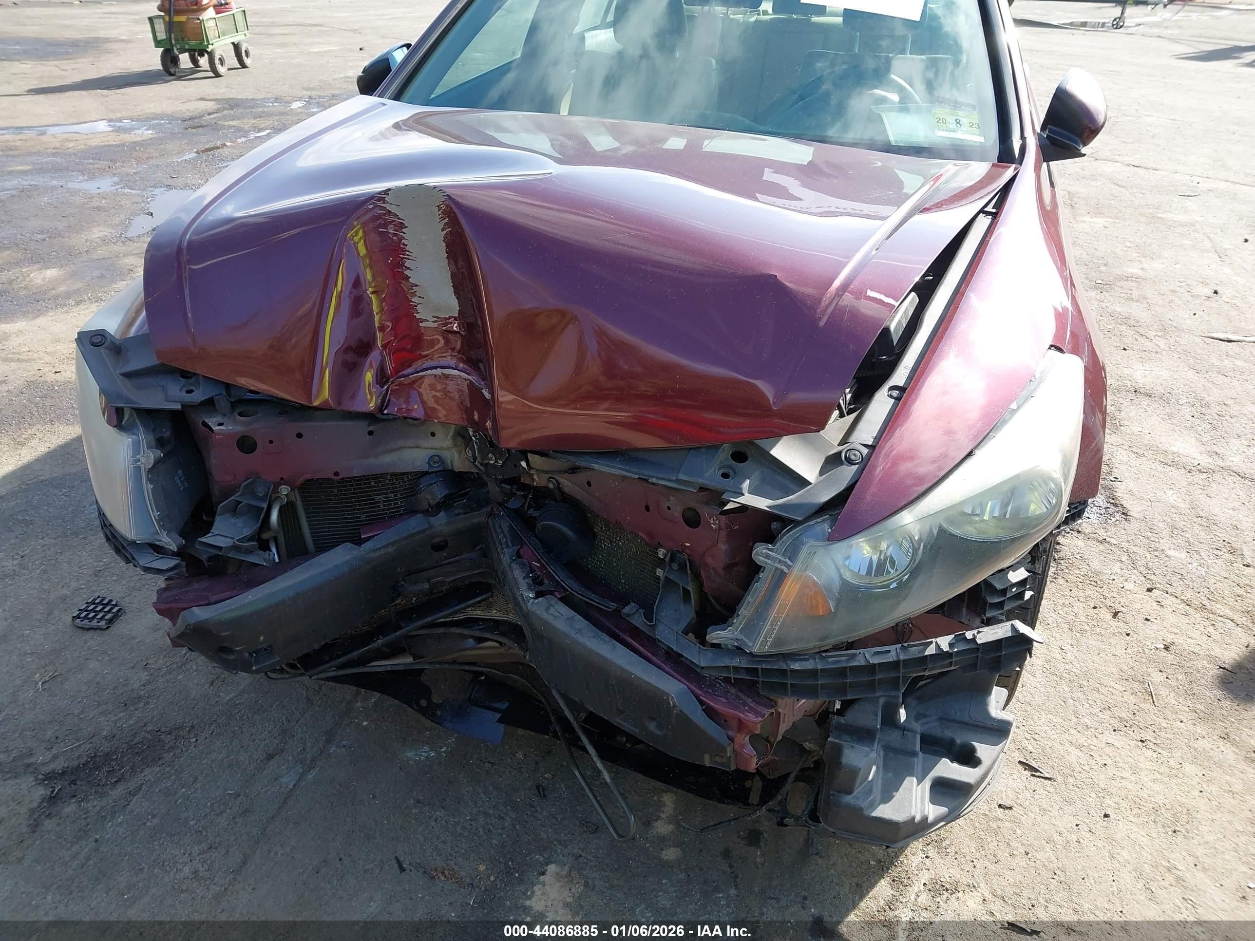 2012 Honda Accord 3.5 Ex-l Burgundy vin: 1HGCP3F82CA037770
