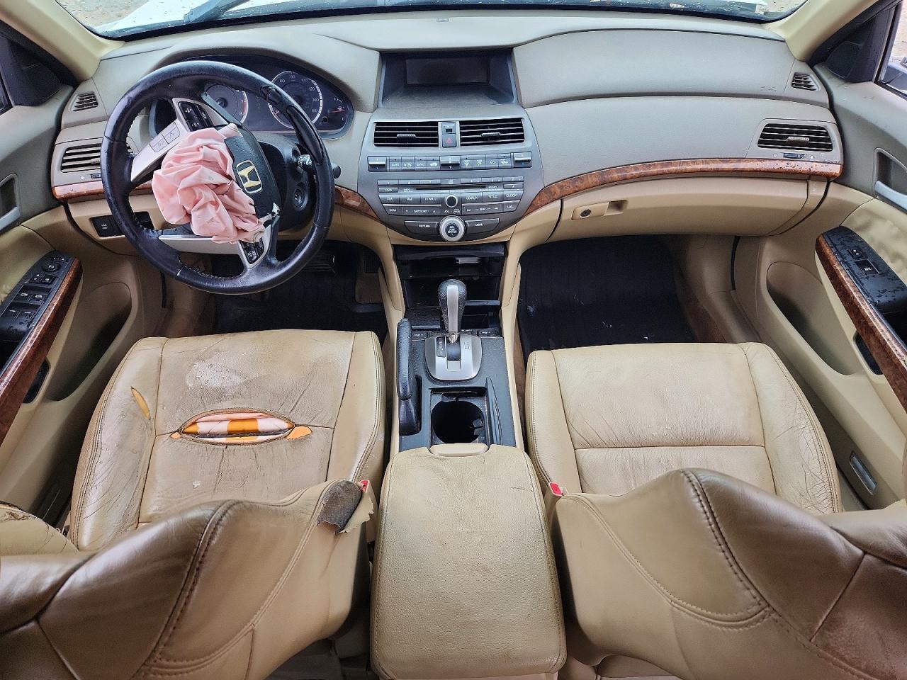 2010 Honda Accord Exl White vin: 1HGCP3F83AA001406