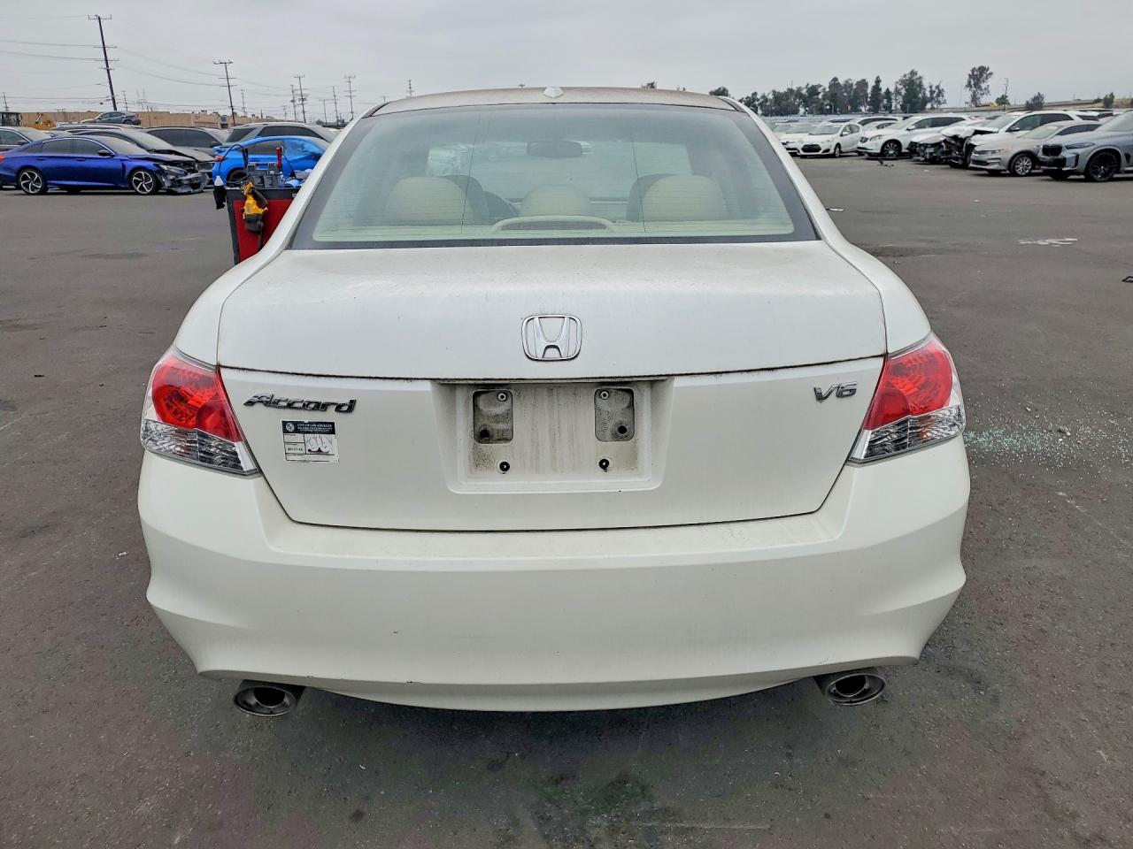 2010 Honda Accord Exl Белый vin: 1HGCP3F83AA001955