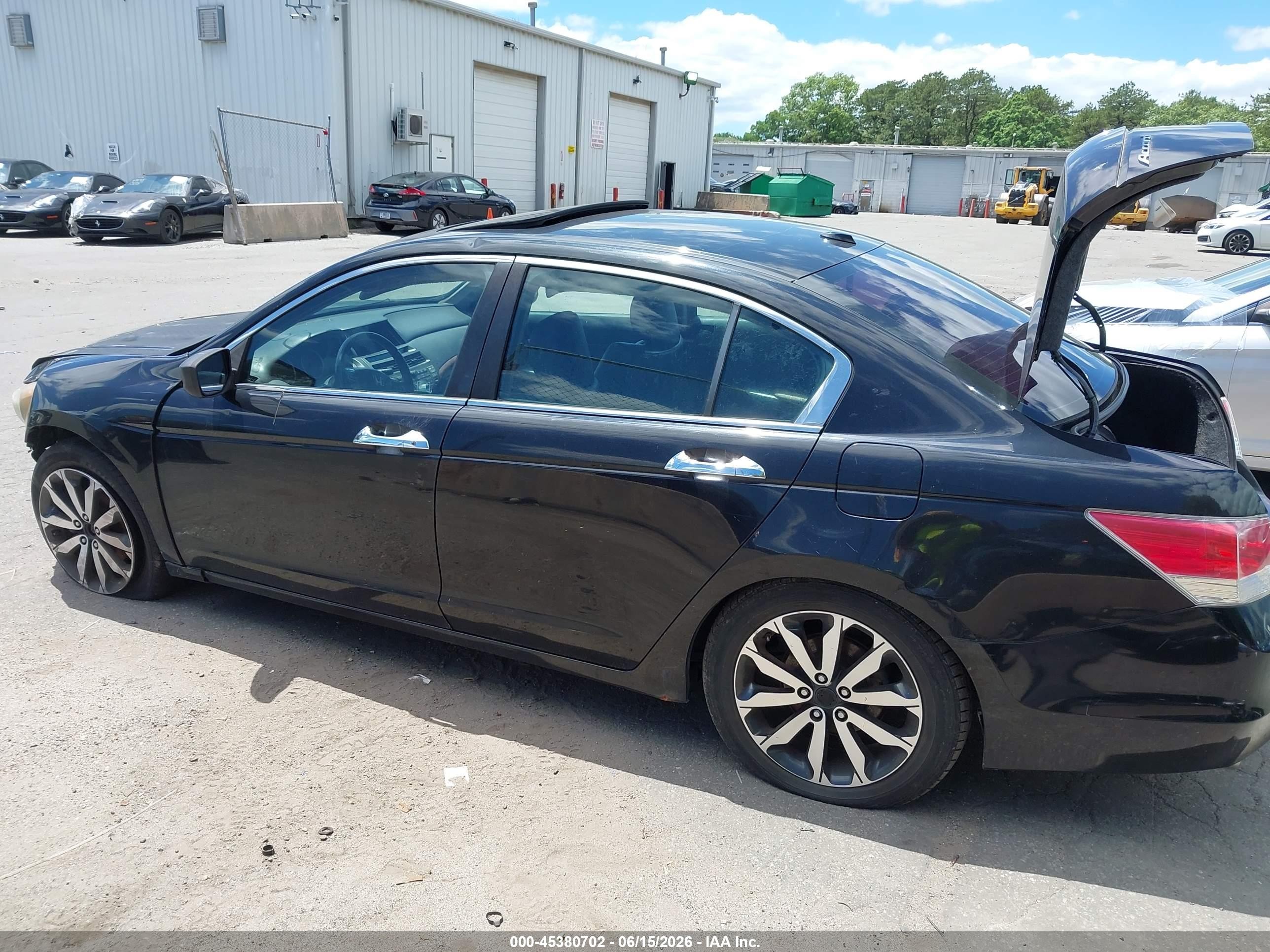 2010 Honda Accord 3.5 Ex-l Black vin: 1HGCP3F83AA002670