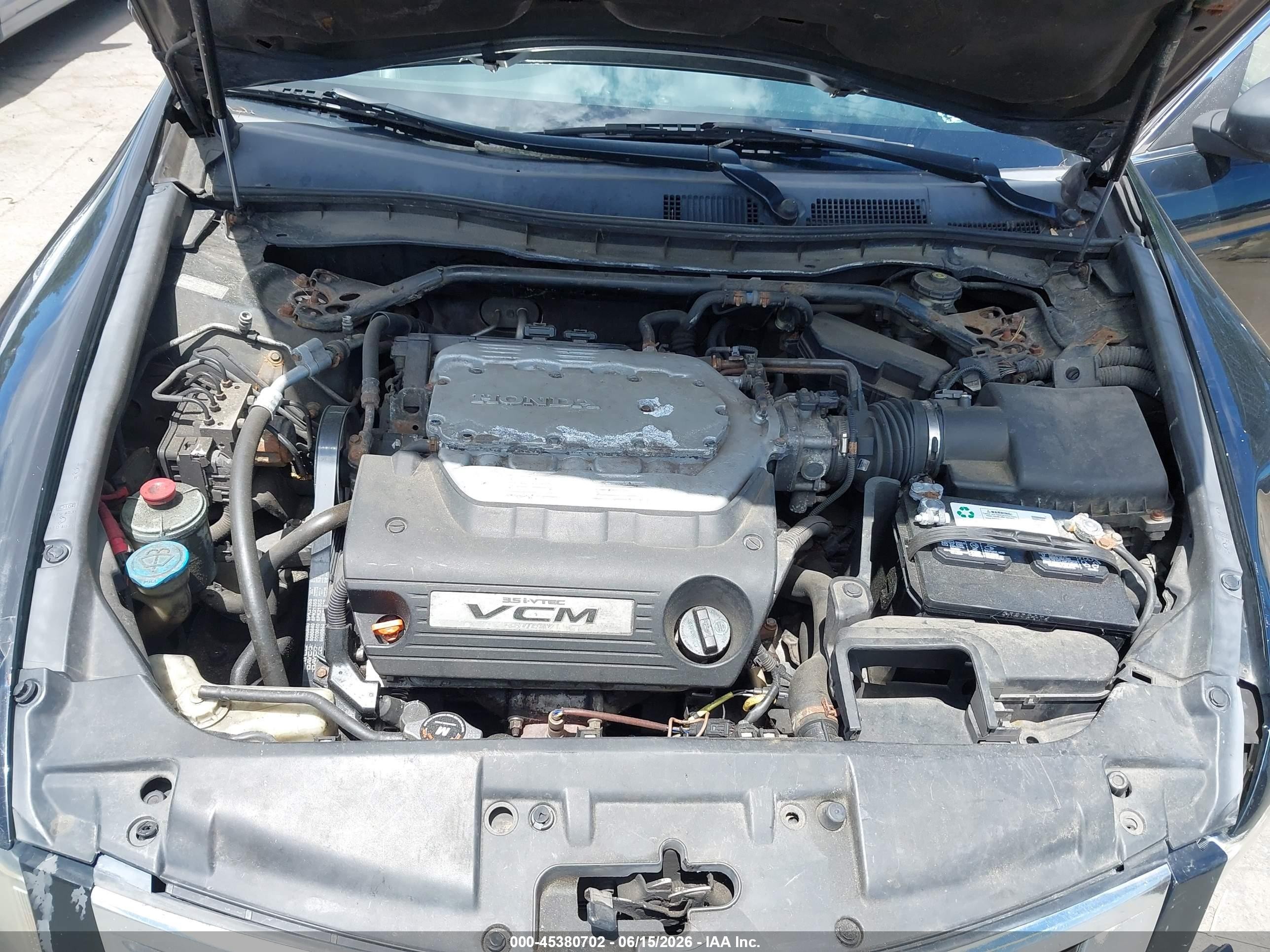 2010 Honda Accord 3.5 Ex-l Black vin: 1HGCP3F83AA002670
