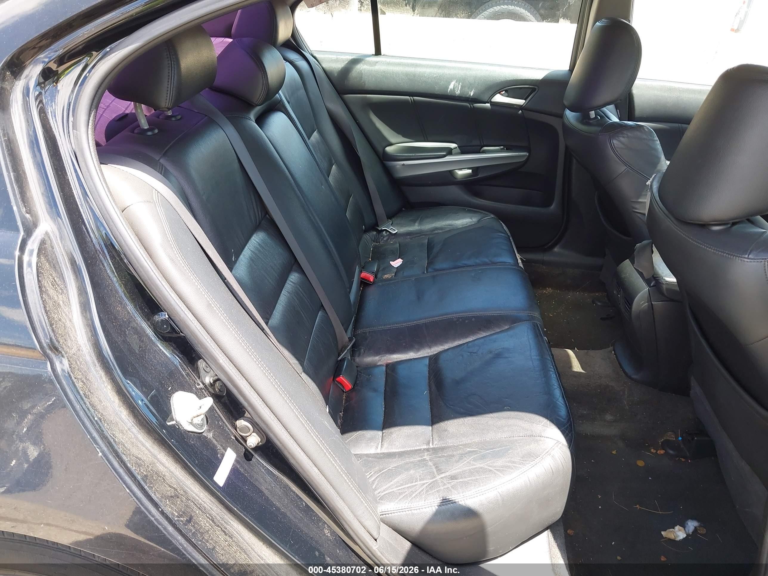 2010 Honda Accord 3.5 Ex-l Black vin: 1HGCP3F83AA002670