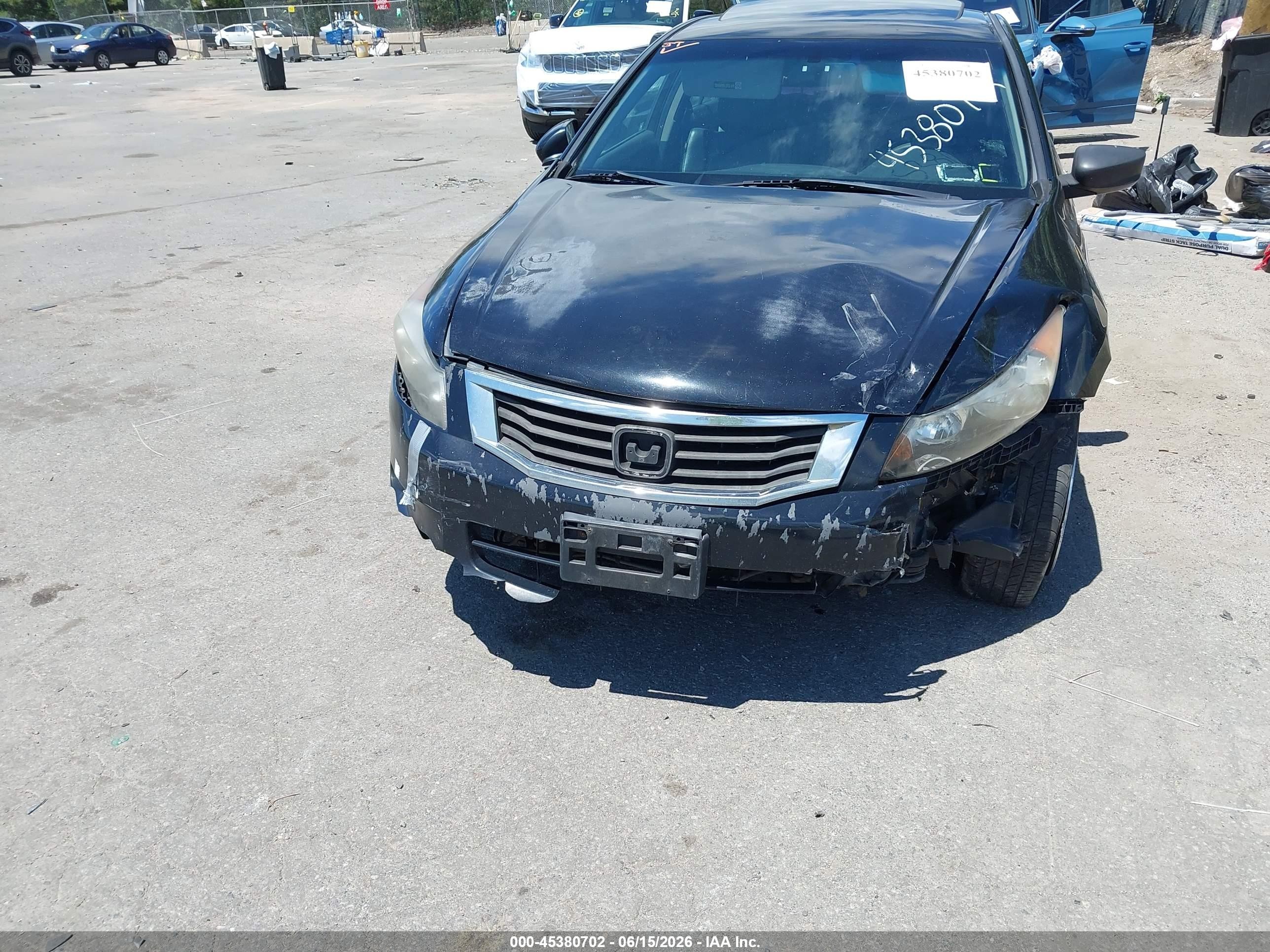 2010 Honda Accord 3.5 Ex-l Black vin: 1HGCP3F83AA002670
