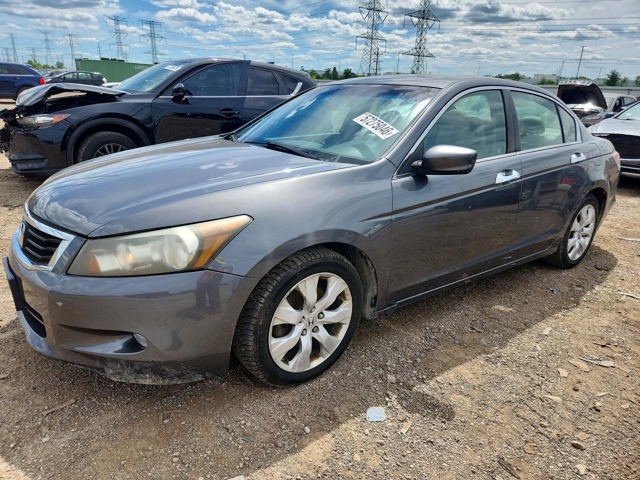 2010 Honda Accord Exl Gray vin: 1HGCP3F83AA002894