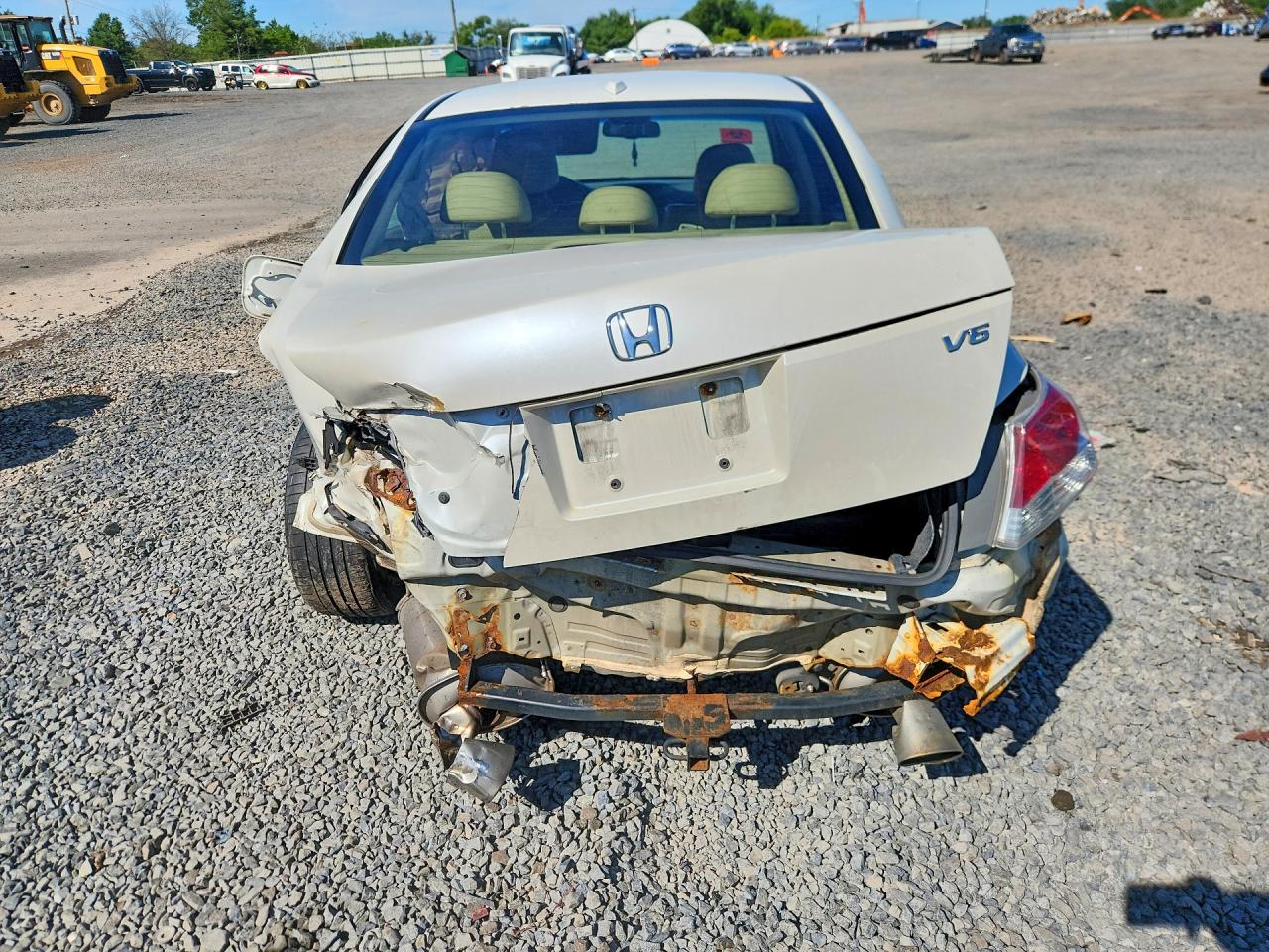 2010 Honda Accord Exl White vin: 1HGCP3F83AA009473