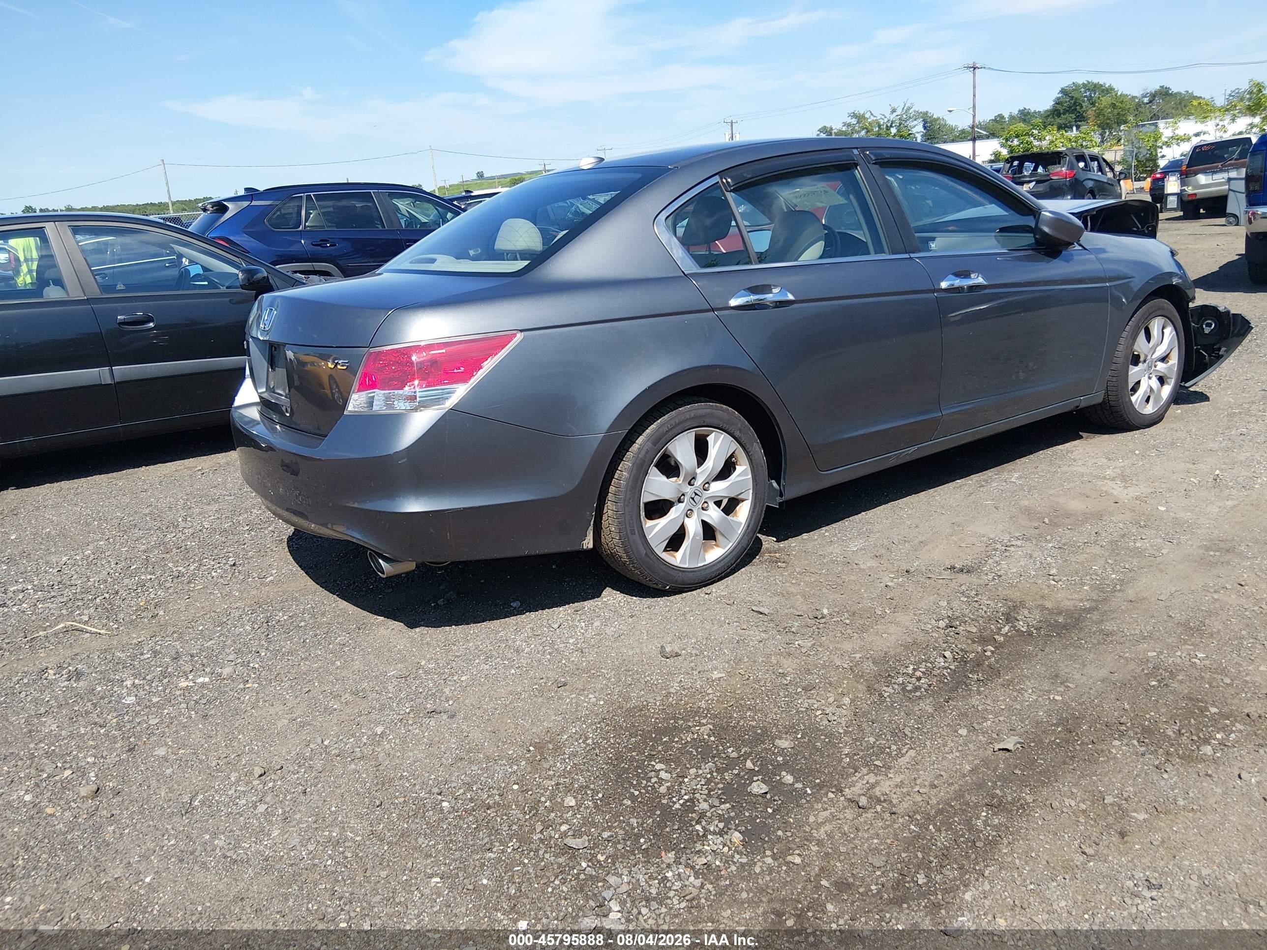 2010 Honda Accord 3.5 Ex-l Gray vin: 1HGCP3F83AA010235