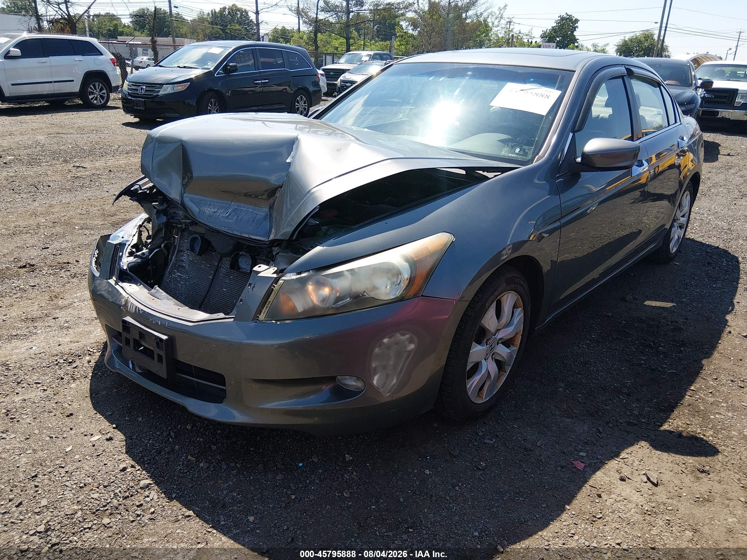 2010 Honda Accord 3.5 Ex-l Gray vin: 1HGCP3F83AA010235