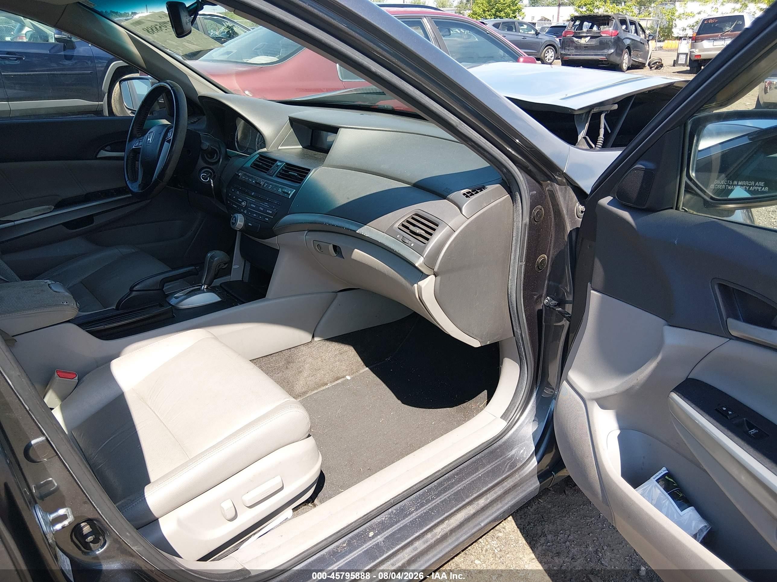 2010 Honda Accord 3.5 Ex-l Gray vin: 1HGCP3F83AA010235