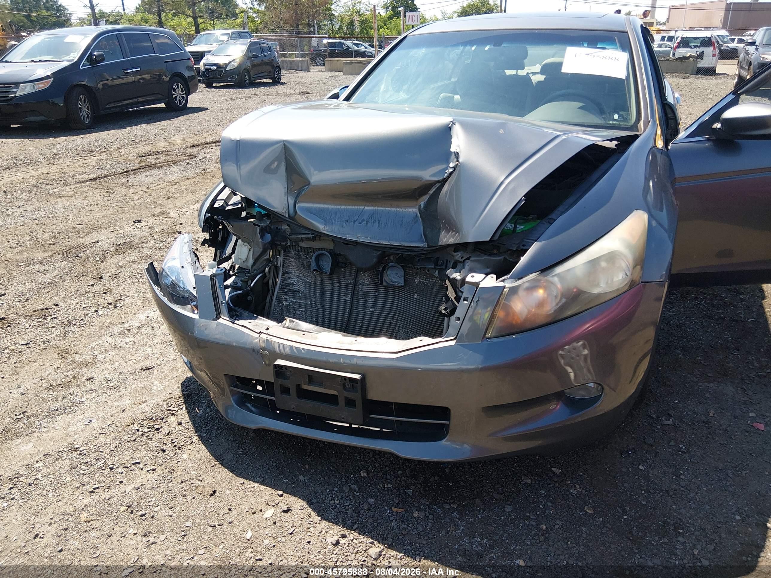 2010 Honda Accord 3.5 Ex-l Gray vin: 1HGCP3F83AA010235