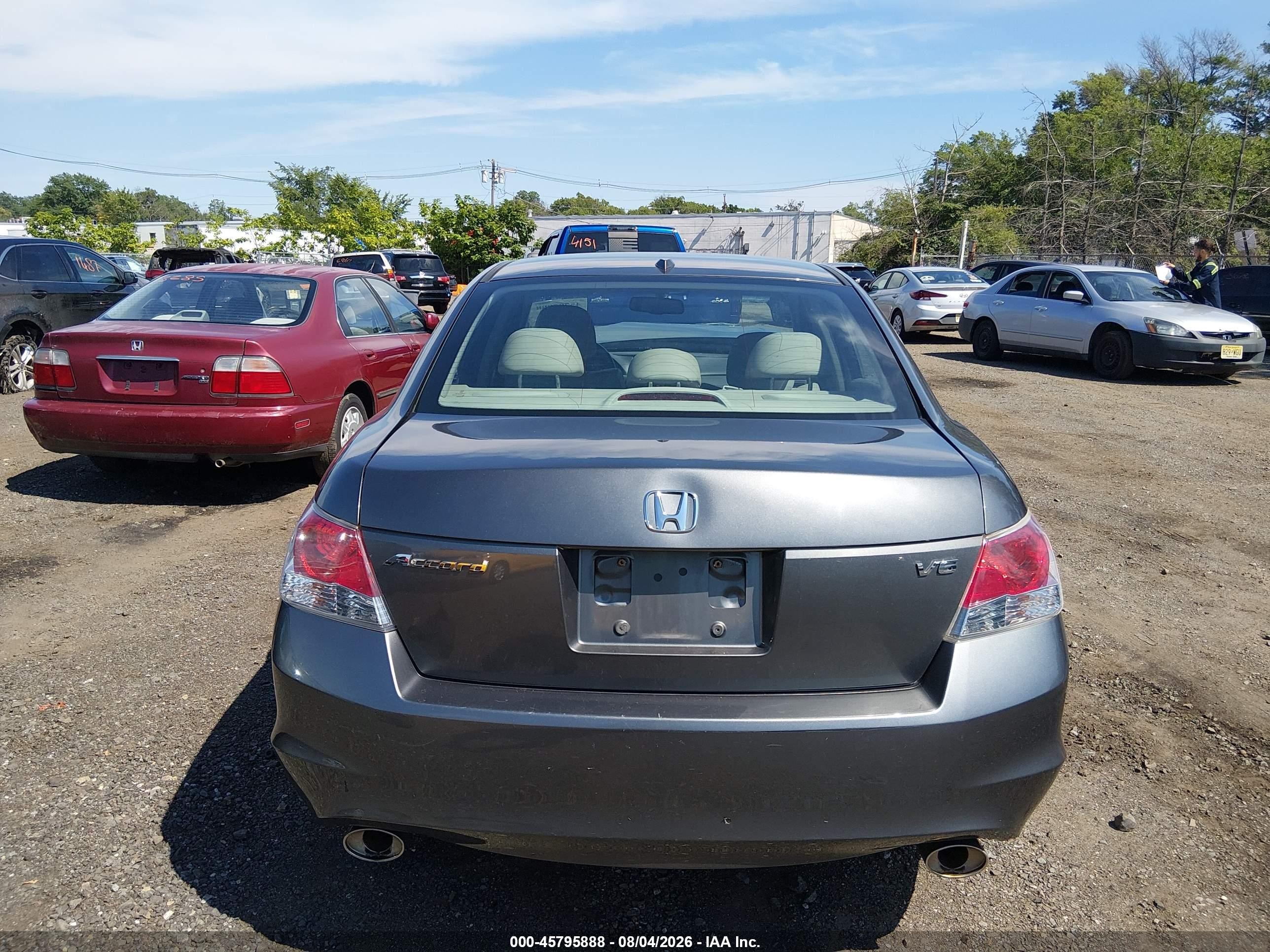 2010 Honda Accord 3.5 Ex-l Gray vin: 1HGCP3F83AA010235